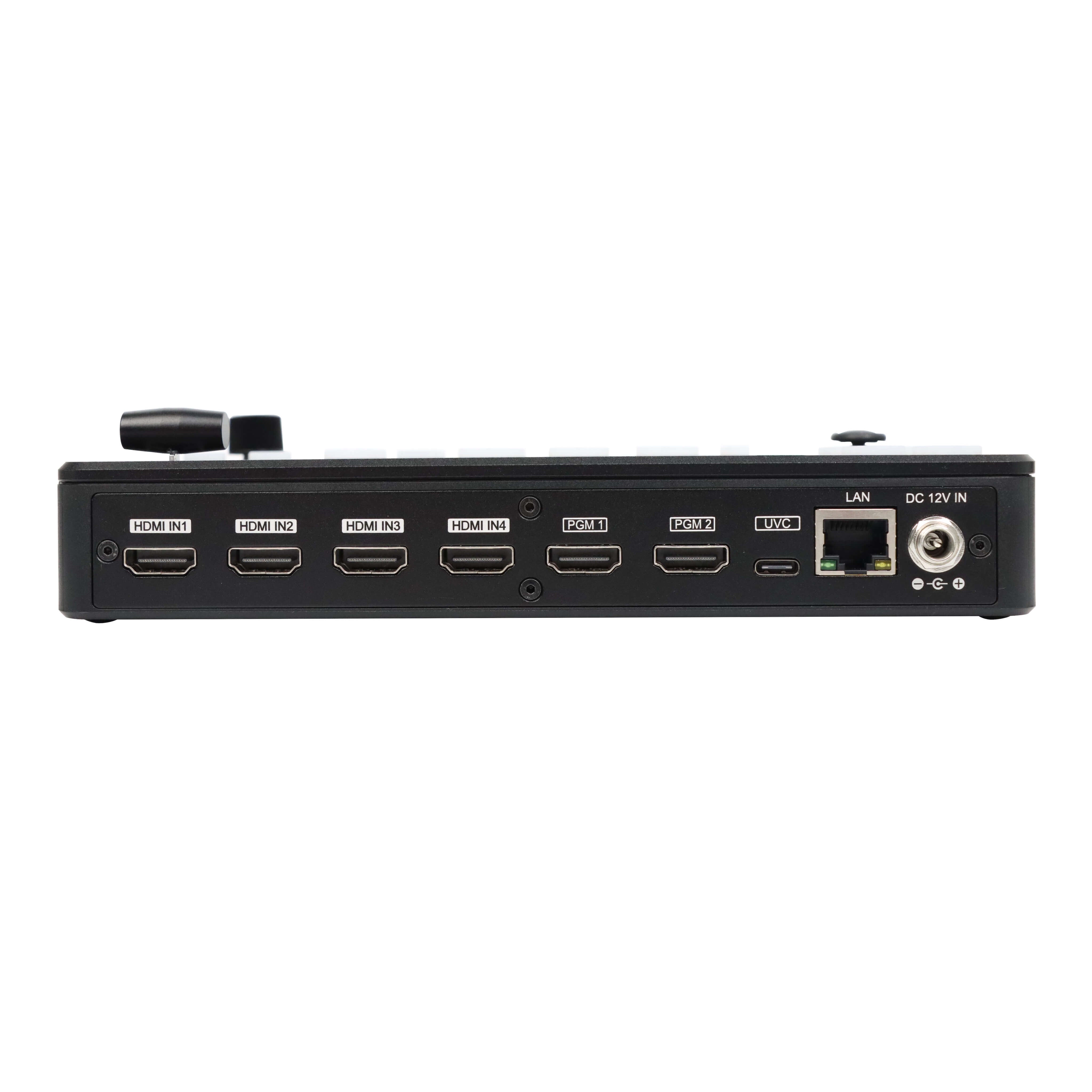 Alfatron ALF-VMix-Mini - Quad HDMI Video Switcher, rear
