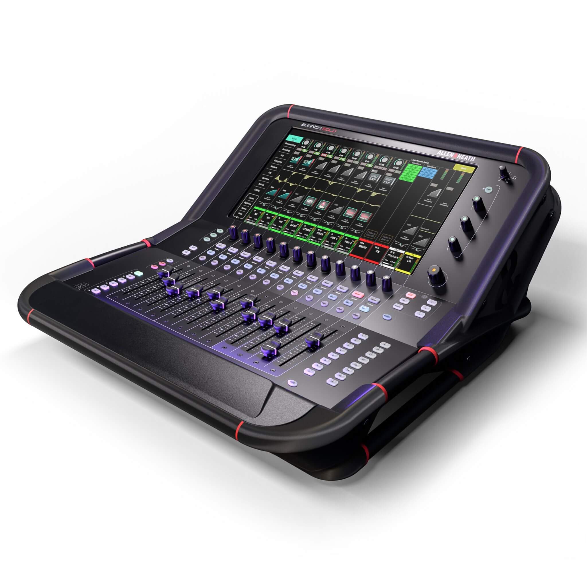 Allen & Heath Avantis Solo - 64-channel 96kHz Digital Mixer, right angle view
