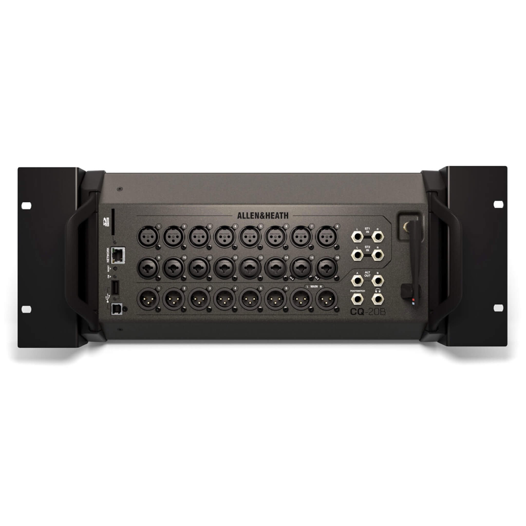 Allen & Heath CQ20B-RK19 - Rackmount Kit for CQ-20B Digital Mixer, mounted