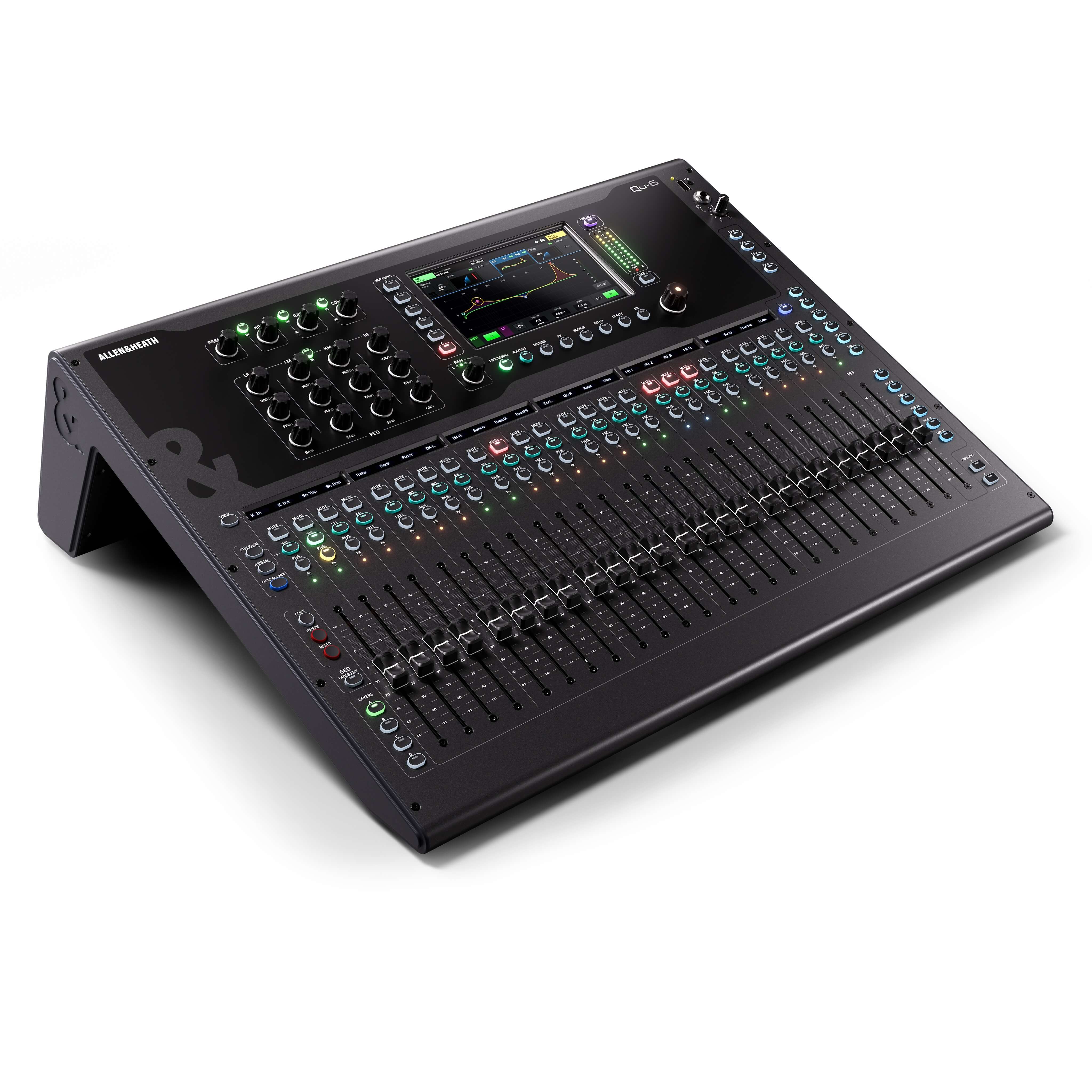 Allen & Heath Qu-6 - 32-Channel 96kHz Digital Mixer, left