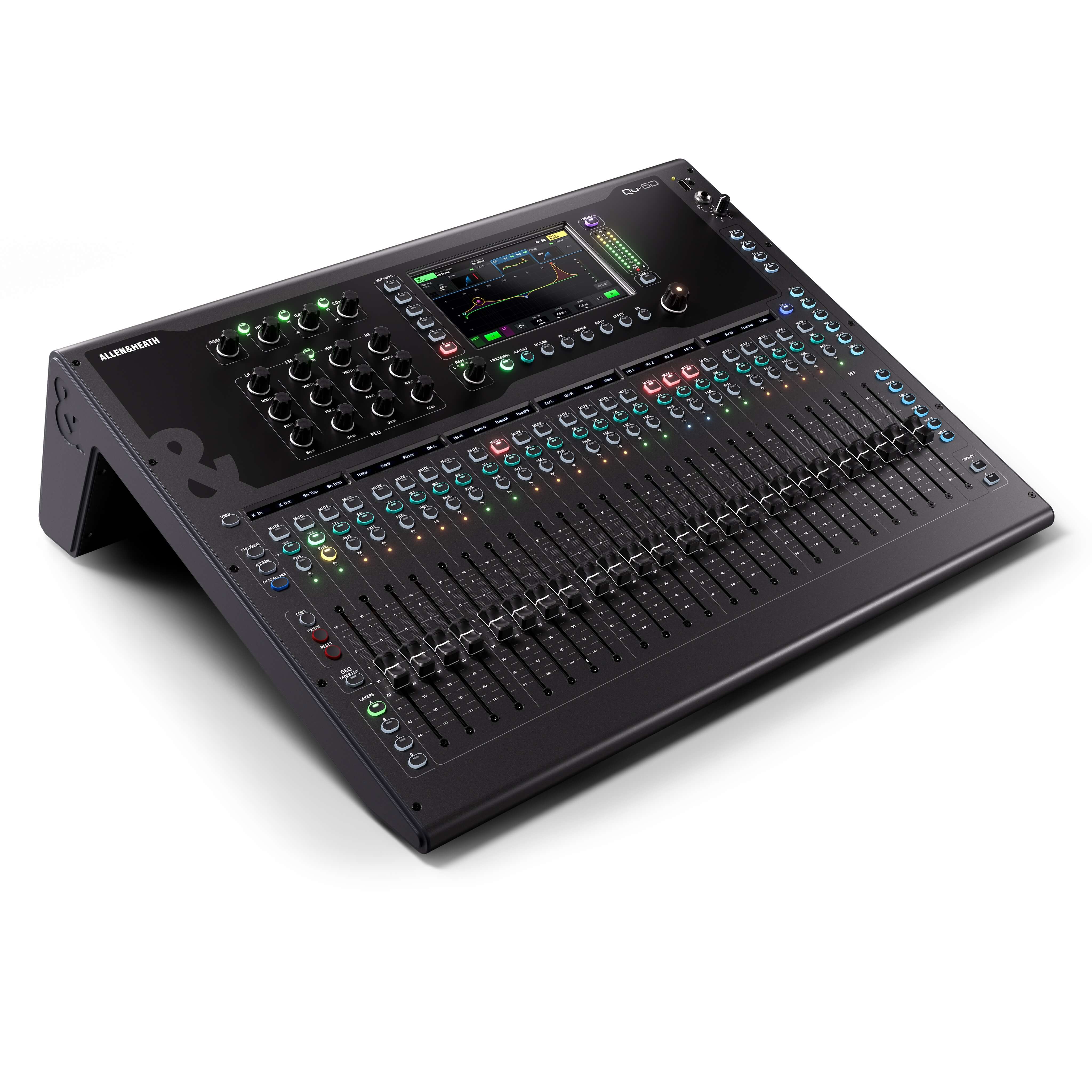 Allen & Heath Qu-6D - 32-Channel 96kHz Digital Mixer with 16x16 Dante, left