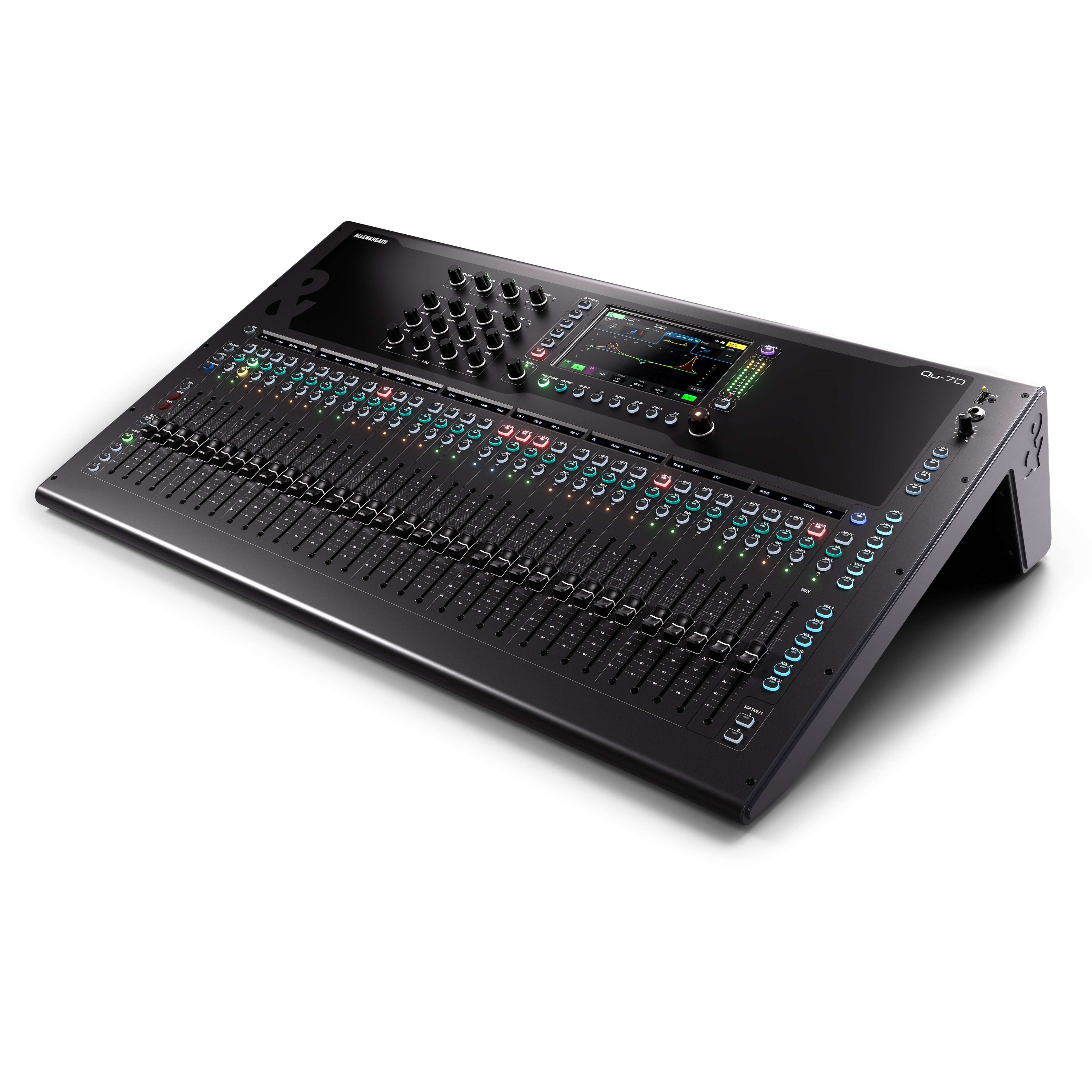 Allen & Heath Qu-7D - 32-Channel 96kHz Digital Mixer with 16x16 Dante, right