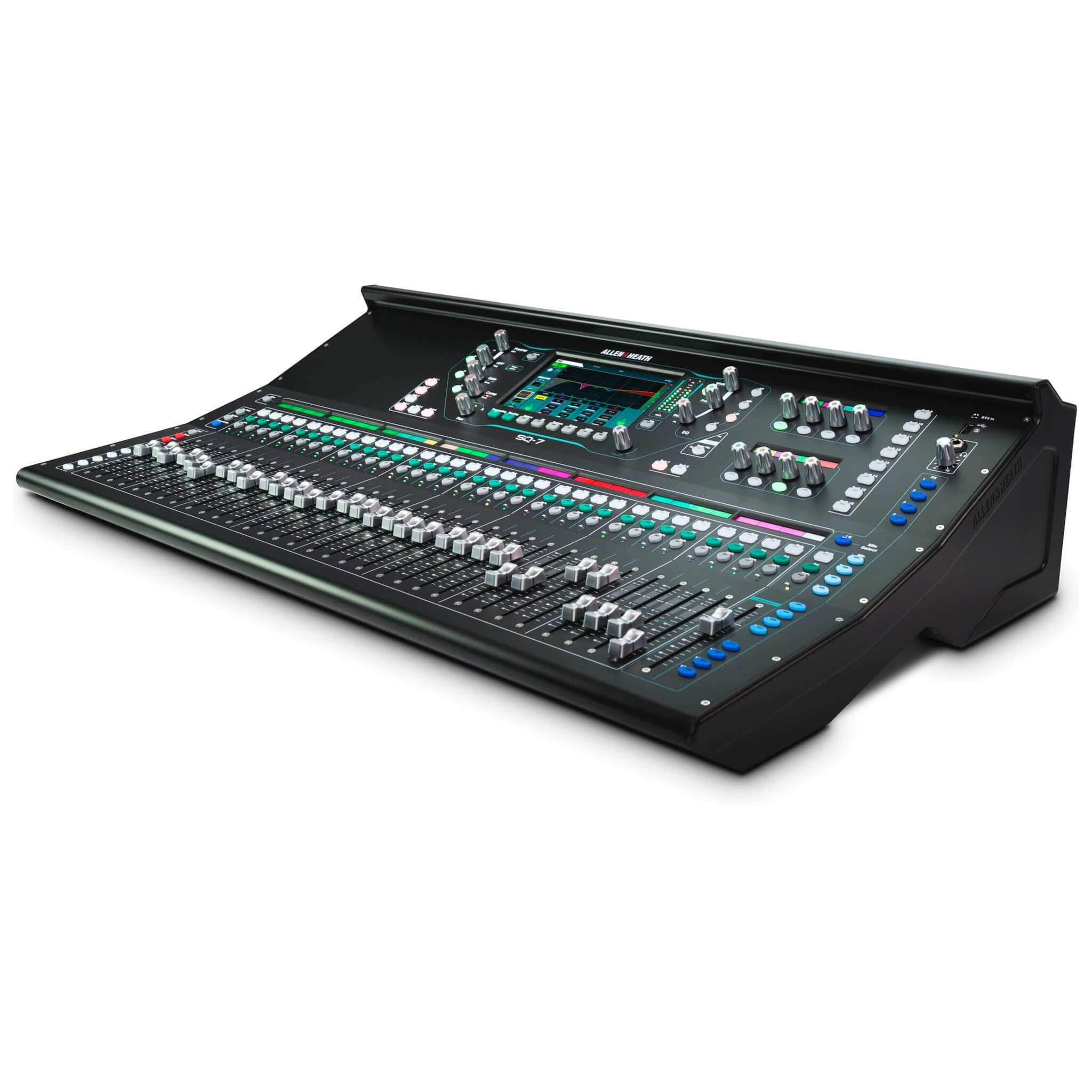 Allen & Heath SQ-7 48-channel Digital Mixer with 33 faders, left