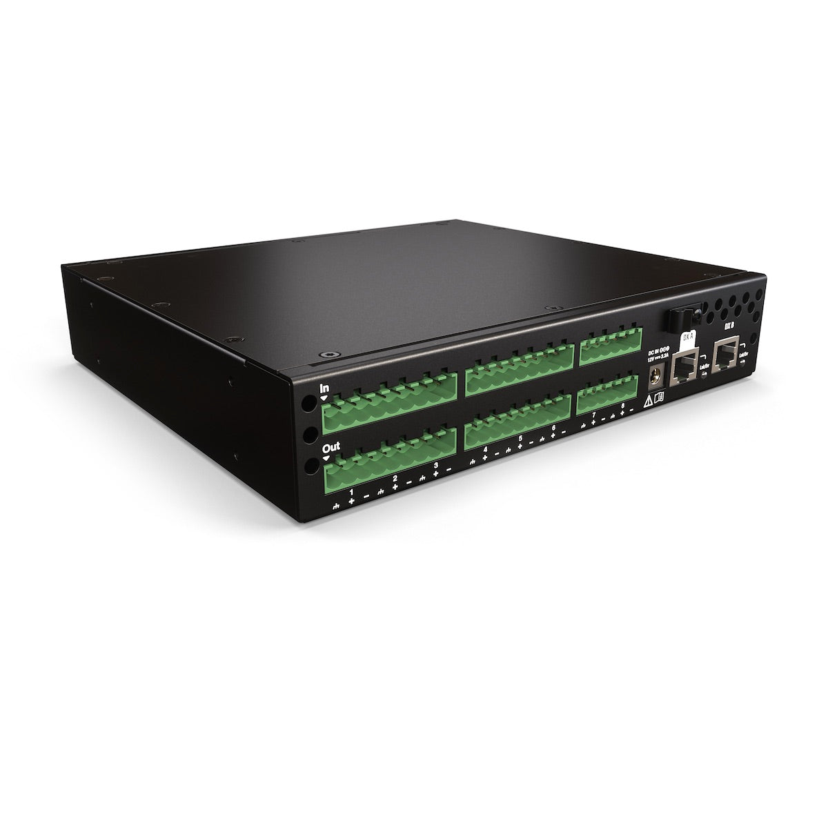 Allen & Heath DX88-P - 8x8 I/O Audio Expander for Fixed Installations, rear left