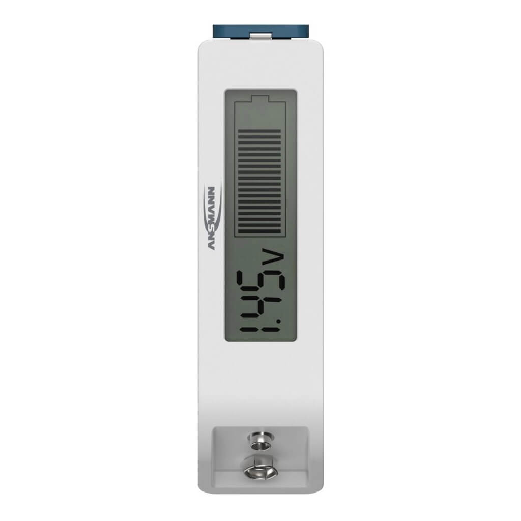 Ansmann Comfort Check - Pocket-Size Universal Battery Tester, top