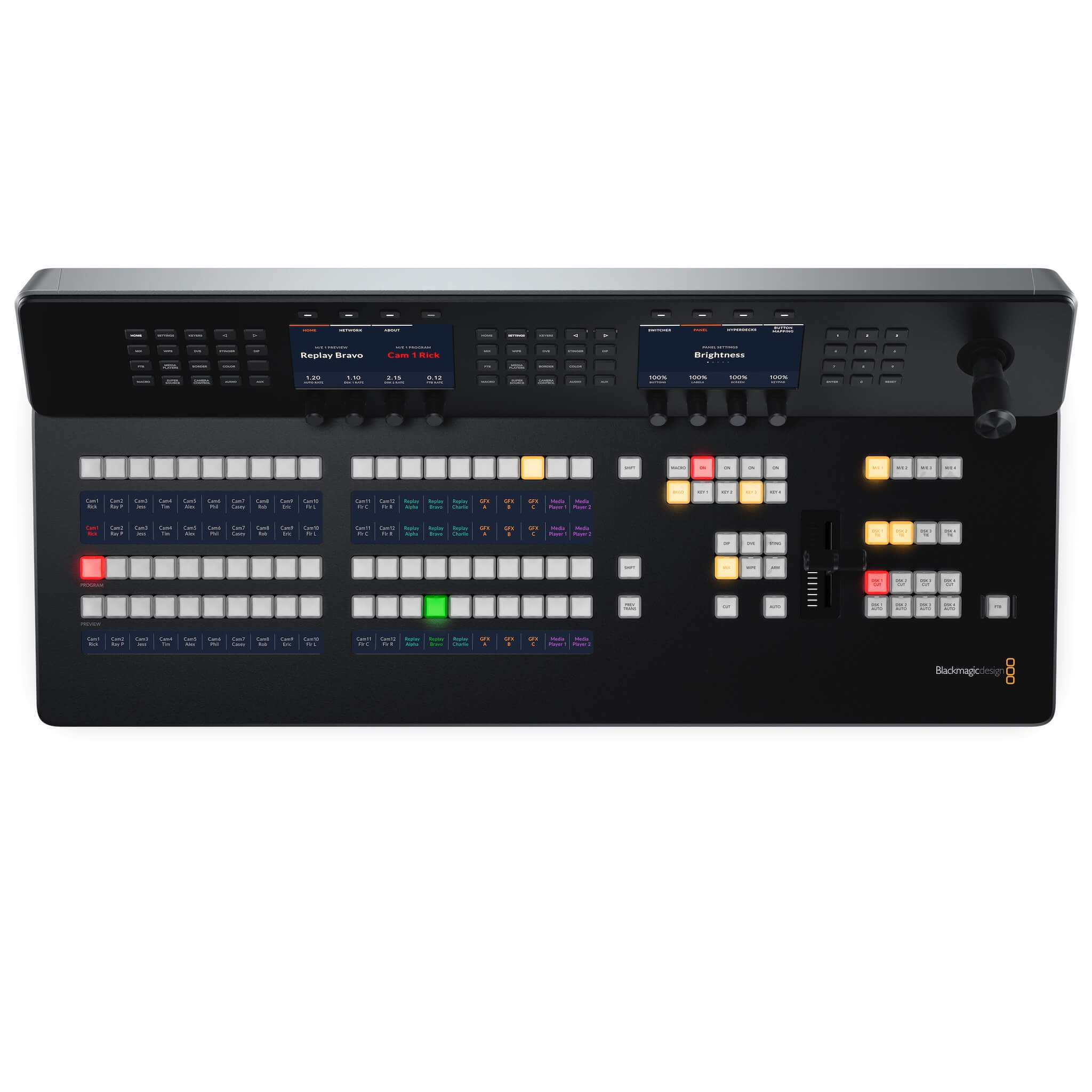 Blackmagic Design ATEM 1 M/E Advanced Panel 20, top