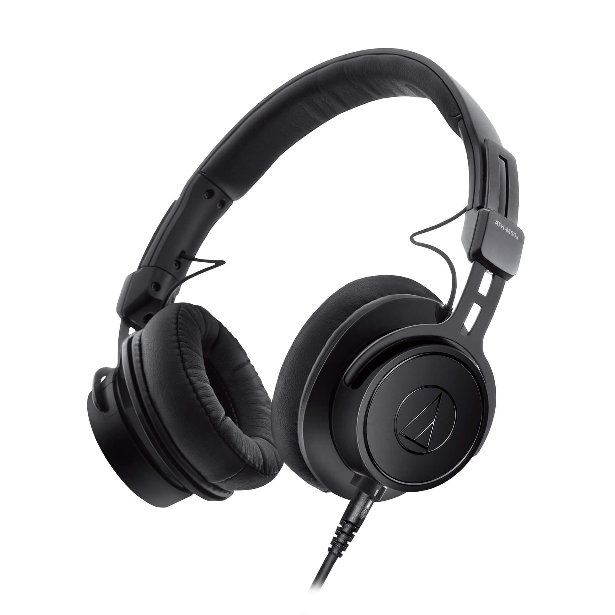 Audio-Technica ATH-M60x Professional Monitor Headphones, viewed from below