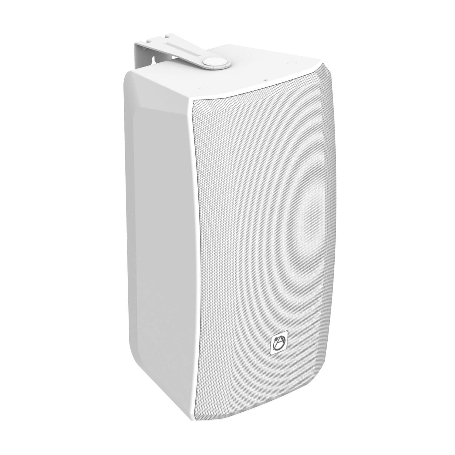 AtlasIED AS-10T - 10-in 2-Way Surface-Mount Passive Loudspeaker, angle white