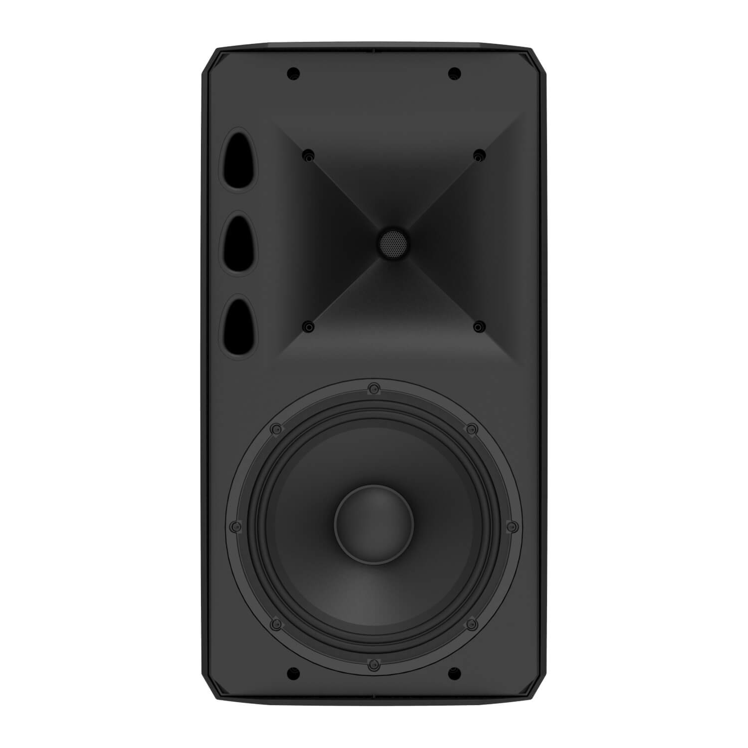 AtlasIED AS-10T - 10-in 2-Way Surface-Mount Passive Loudspeaker, front no grille