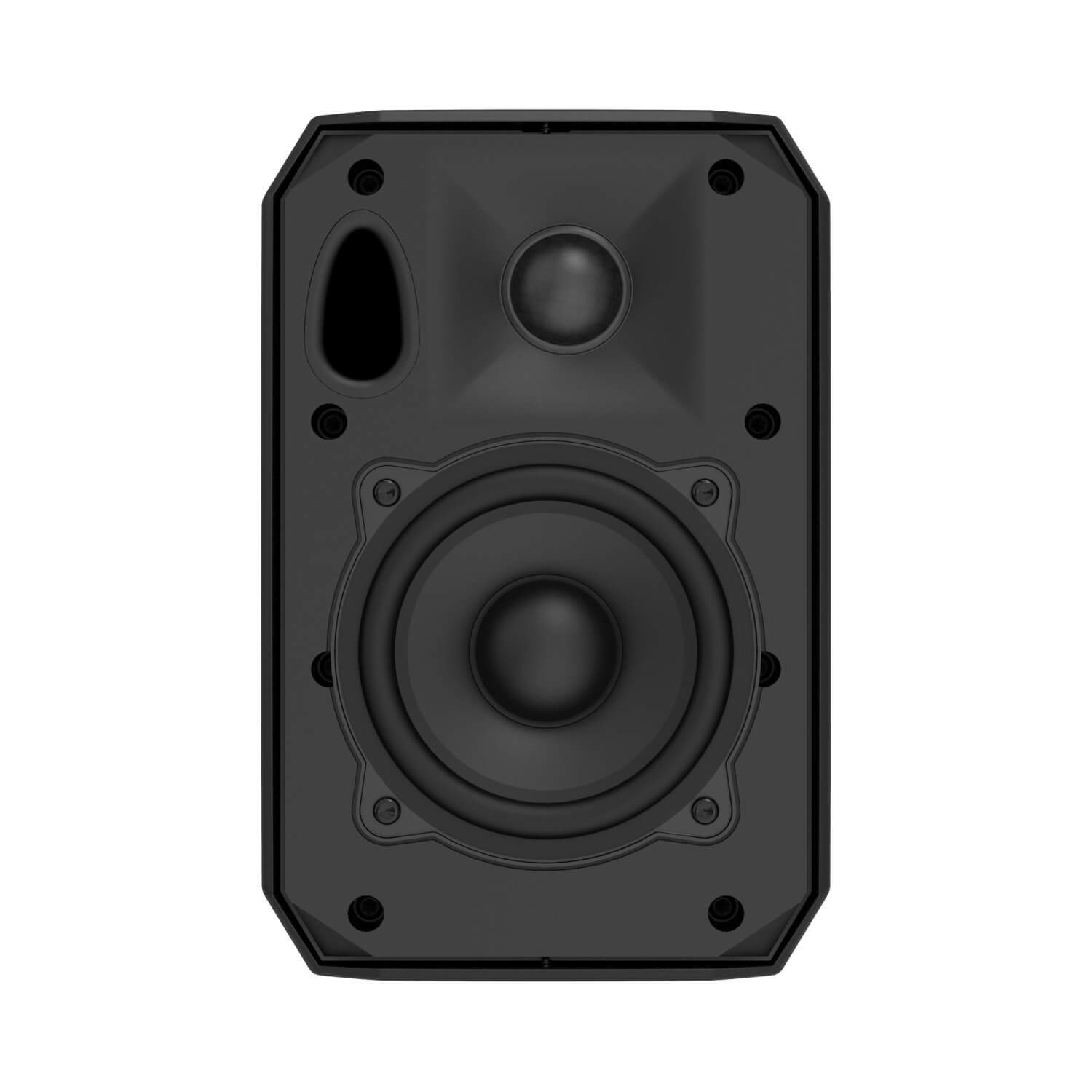 AtlasIED AS-4T - 4-in 2-Way Surface-Mount Passive Loudspeaker, front no grille