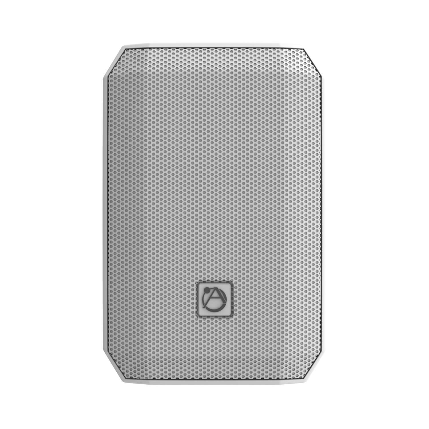 AtlasIED AS-4T - 4-in 2-Way Surface-Mount Passive Loudspeaker, front white