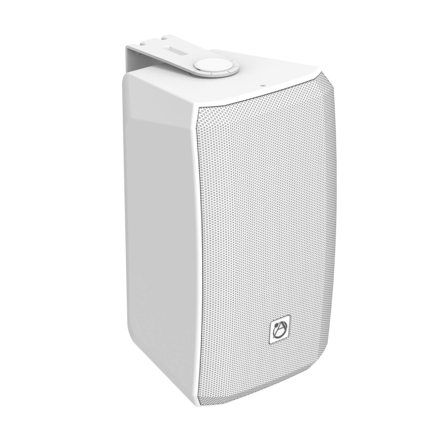 AtlasIED AS-6T - 6-in 2-Way Surface-Mount Passive Loudspeaker, angle white