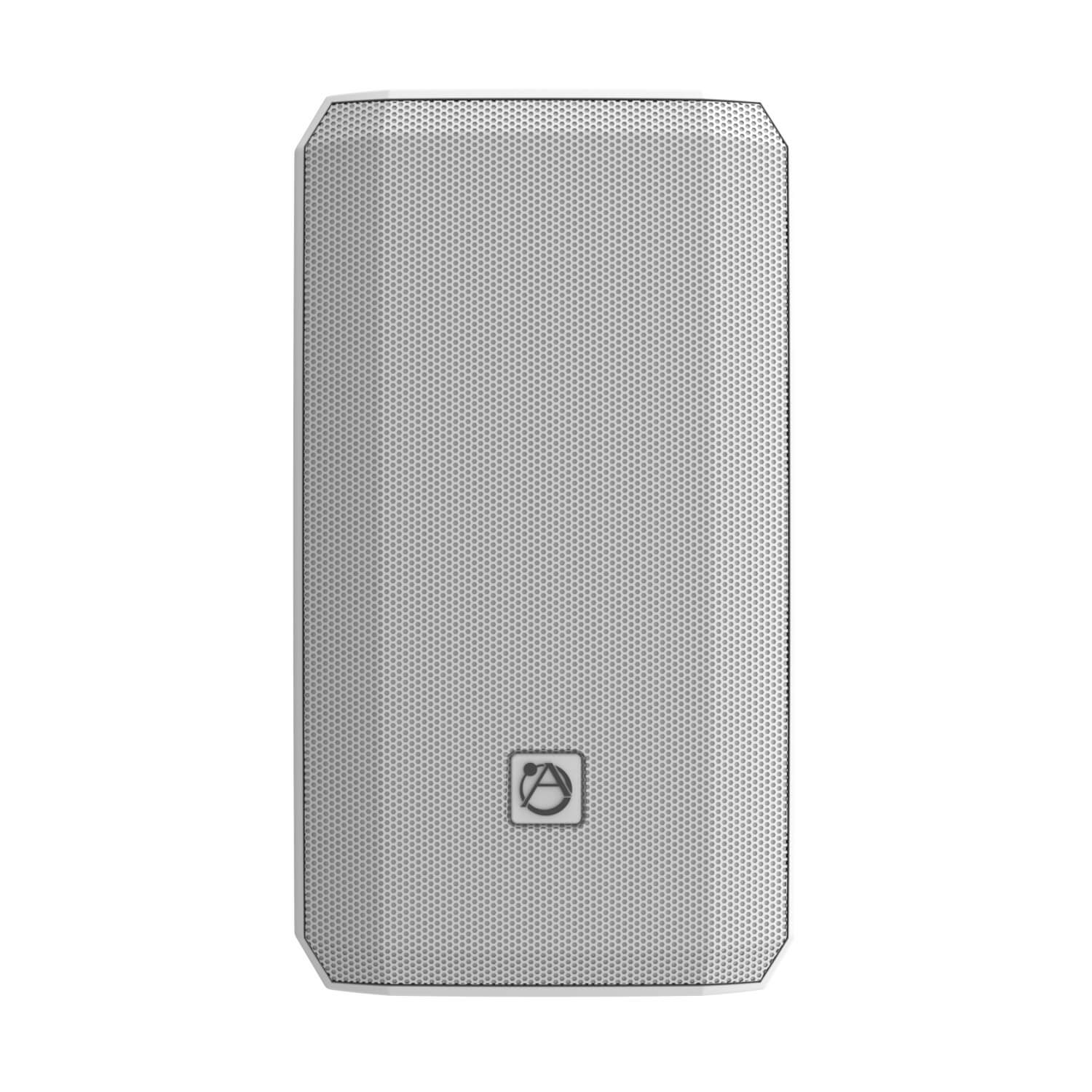 AtlasIED AS-6T - 6-in 2-Way Surface-Mount Passive Loudspeaker, front white