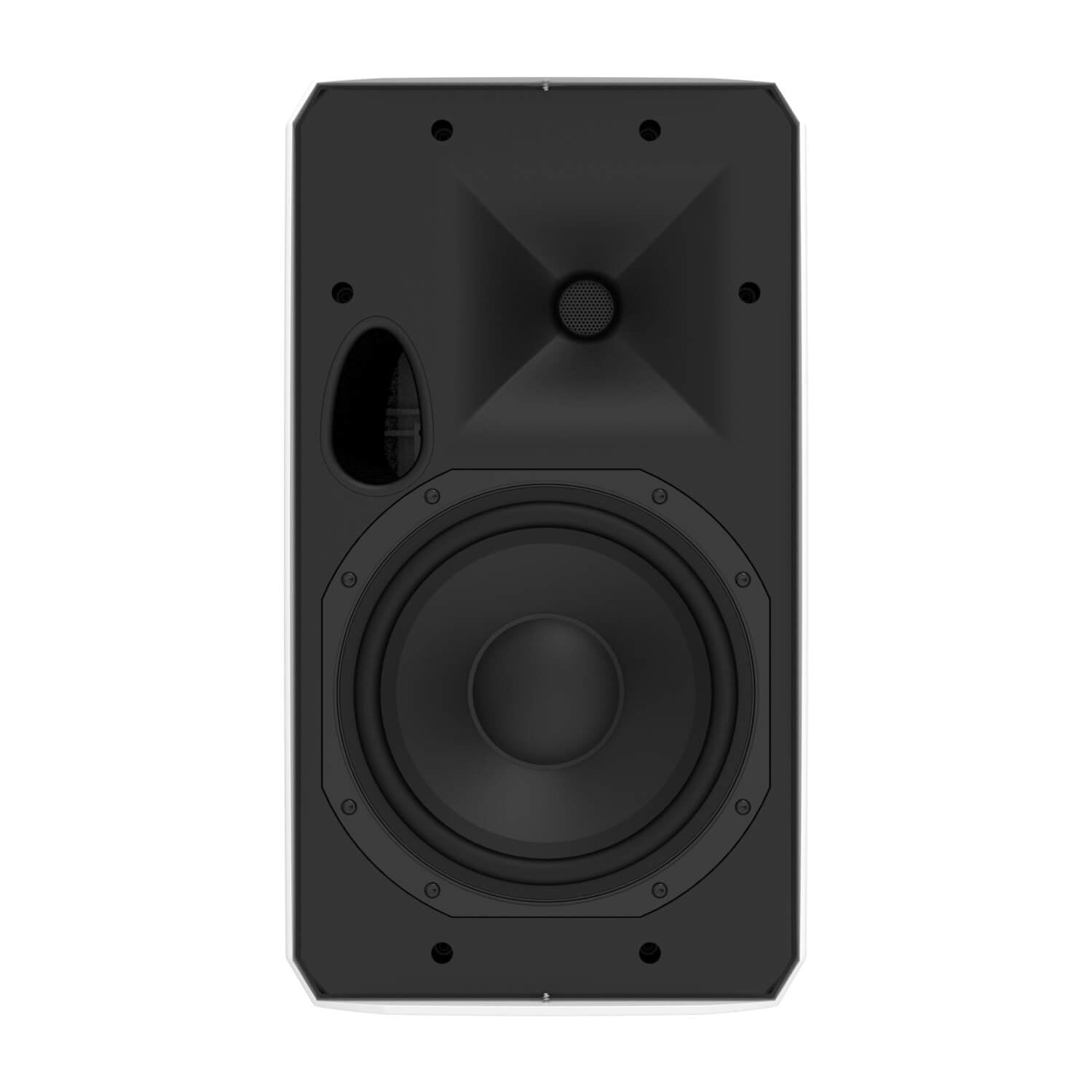 AtlasIED AS-8T - 8-in 2-Way Surface-Mount Passive Loudspeaker, front no grille