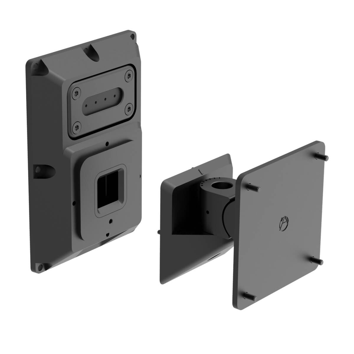 AtlasIED AS-UL-B - 6/8" AS/FS Series Lg Universal Surface Mount Bracket, black