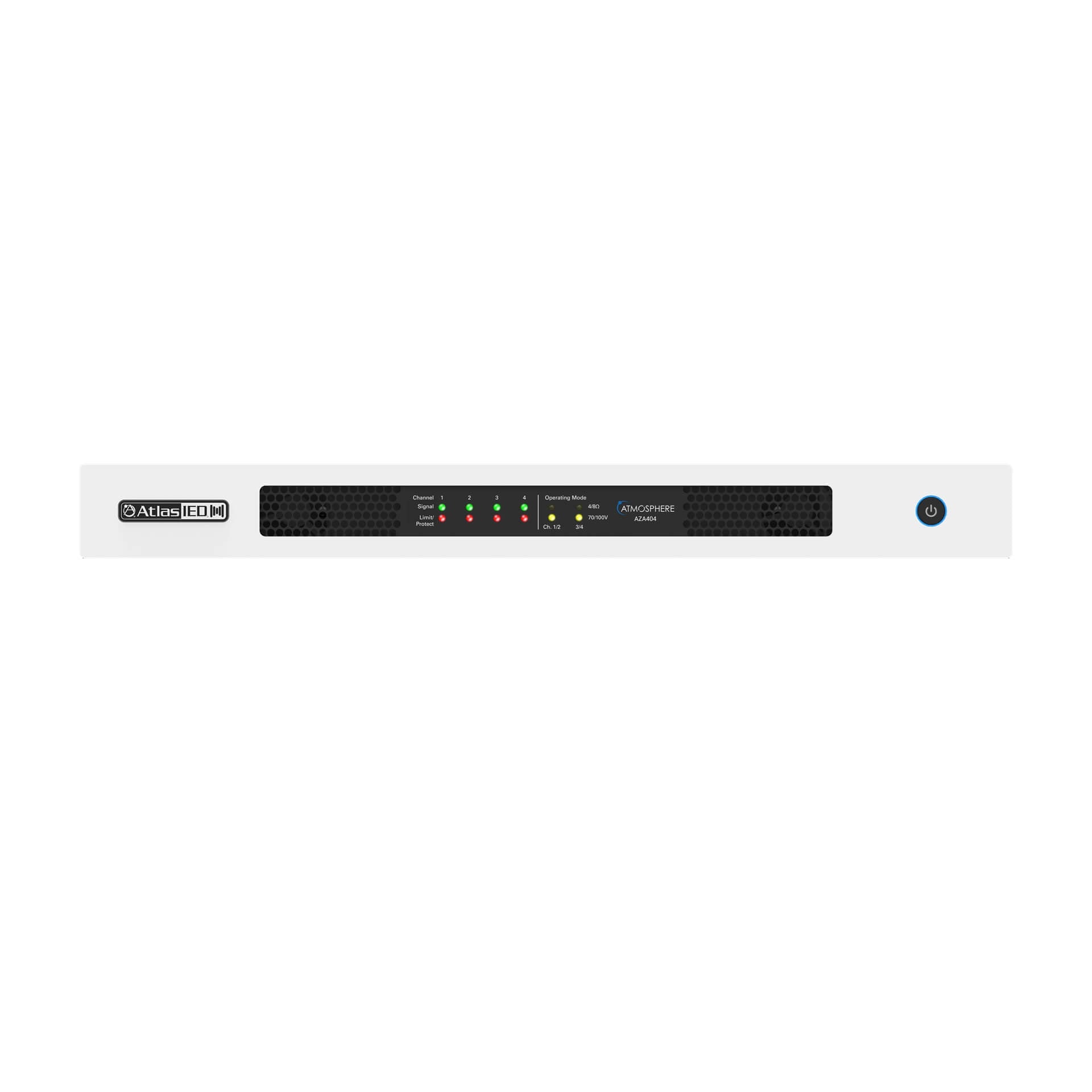 AtlasIED AZA404 - Atmosphere 400W Networkable 4-Ch Power Amplifier, front