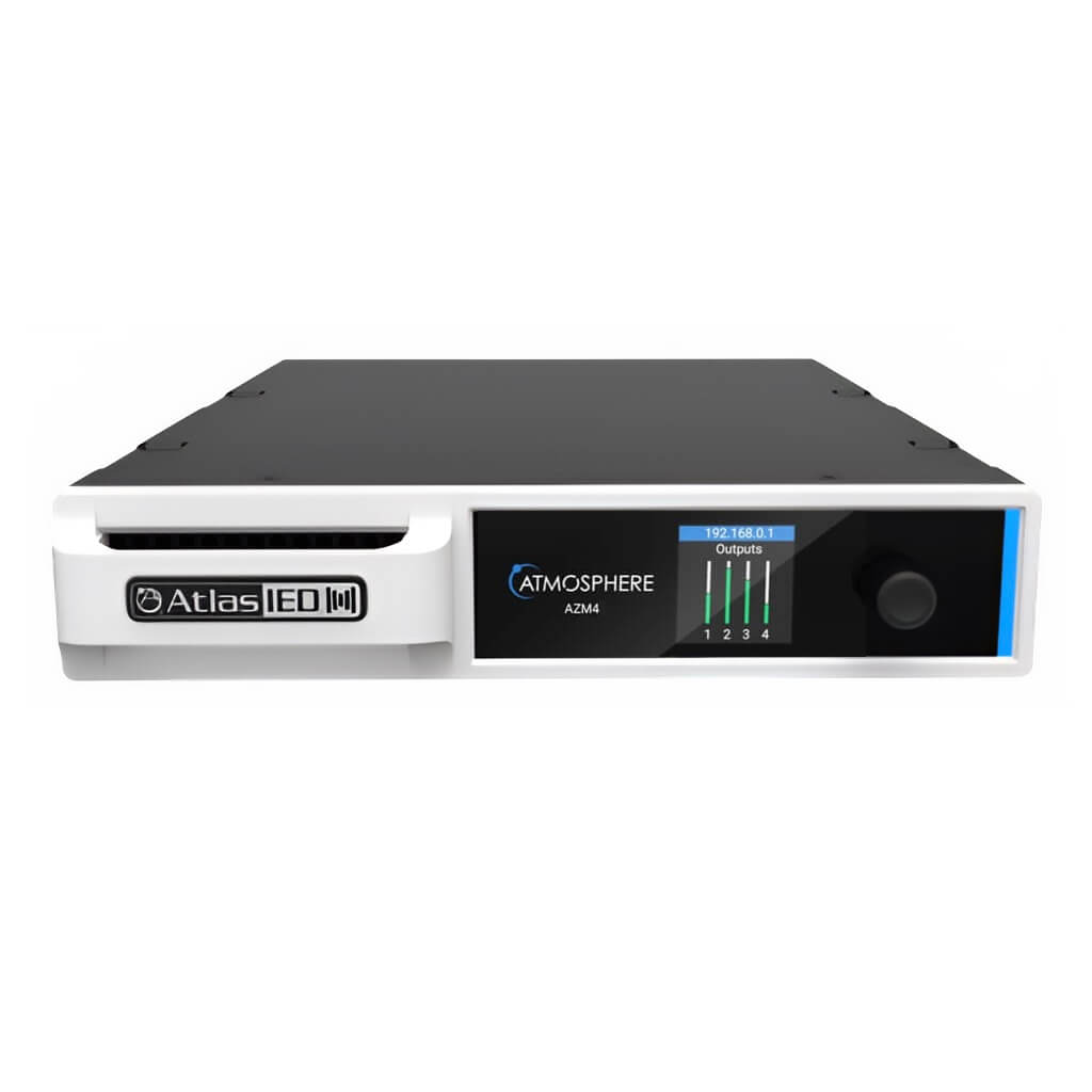 AtlasIED AZM4 - Atmosphere 4-Zone Audio Processor, front