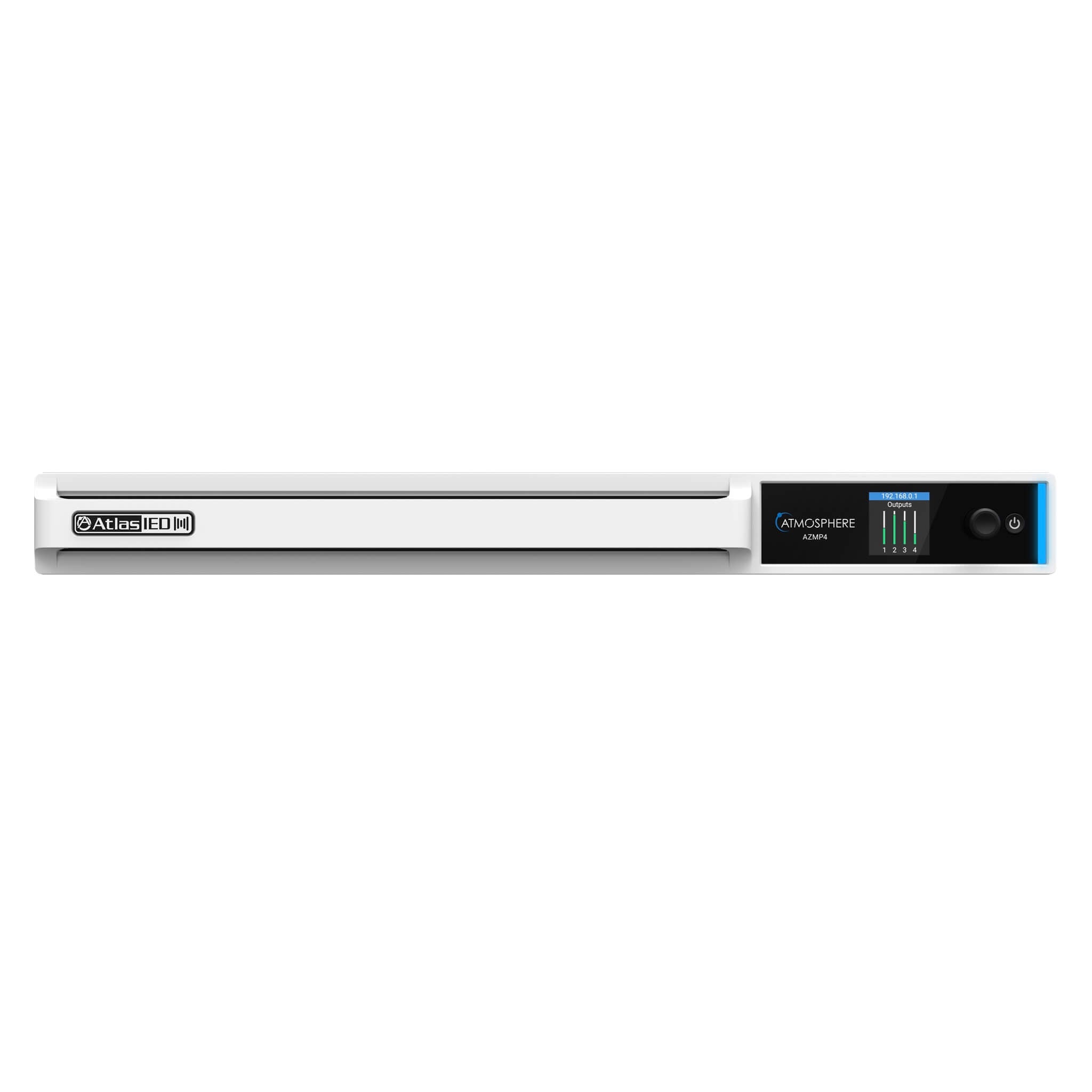 AtlasIED AZMP4 - Atmosphere 4-Zone Signal Processor with 600W Amp, front