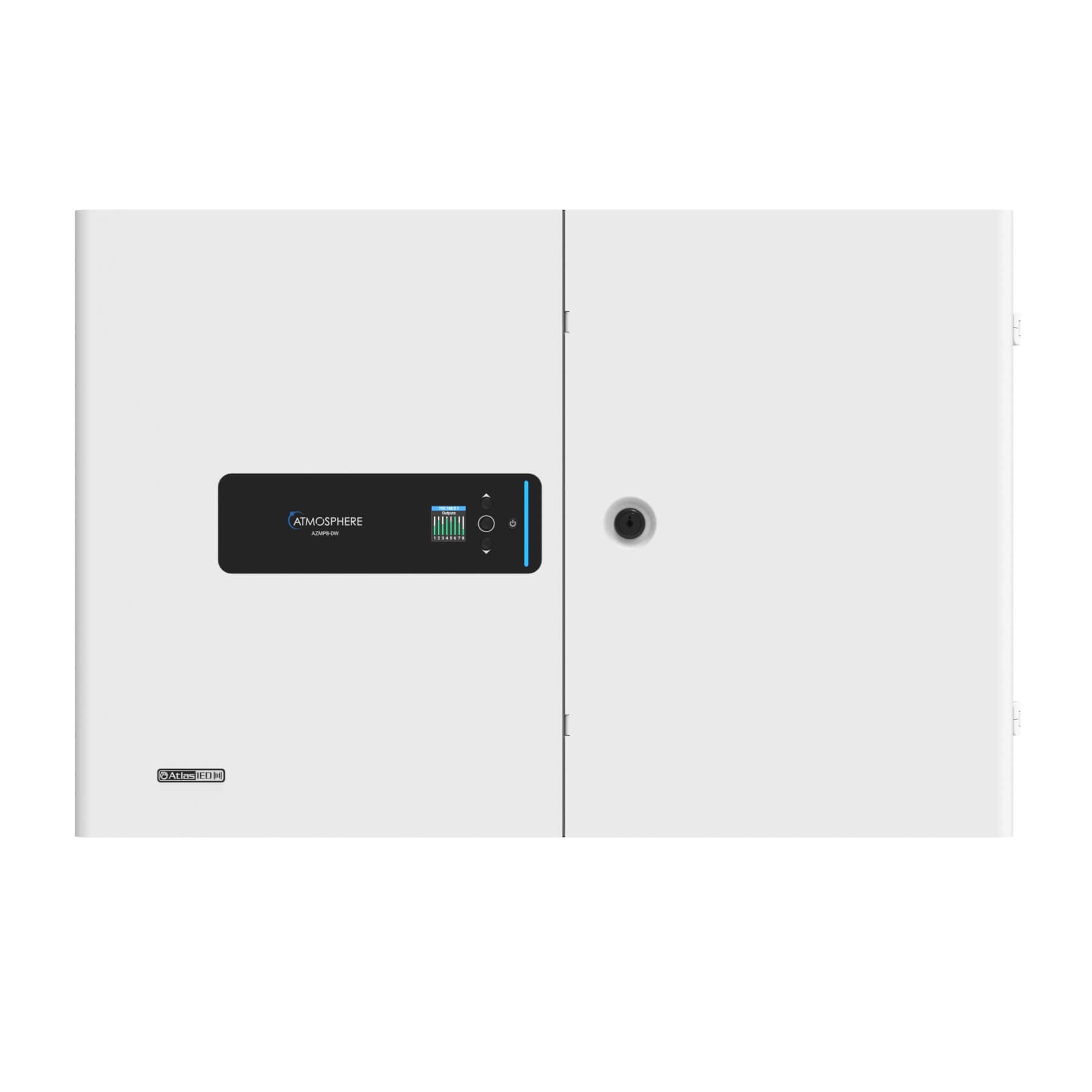 AtlasIED AZMP8-DW - Atmosphere 8-Zone Signal Processor with 1200W Amplifier and Dante, front