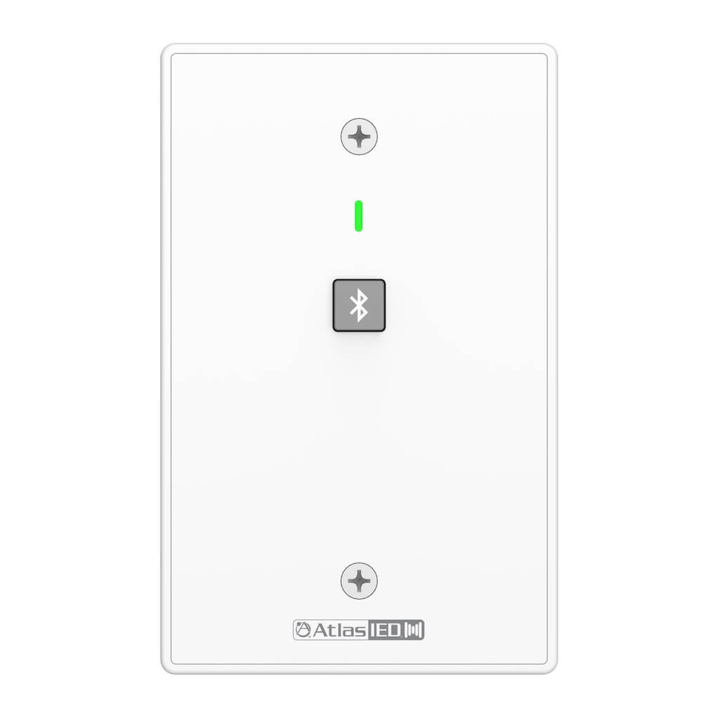 AtlasIED DMA-BT - Bluetooth Audio Receiver Wall Plate, front