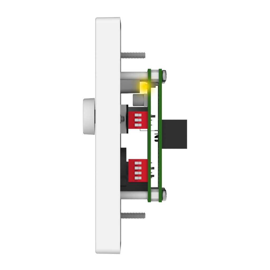 AtlasIED DMA-ML - Mic/Line Input Wall Plate with Volume Control, side