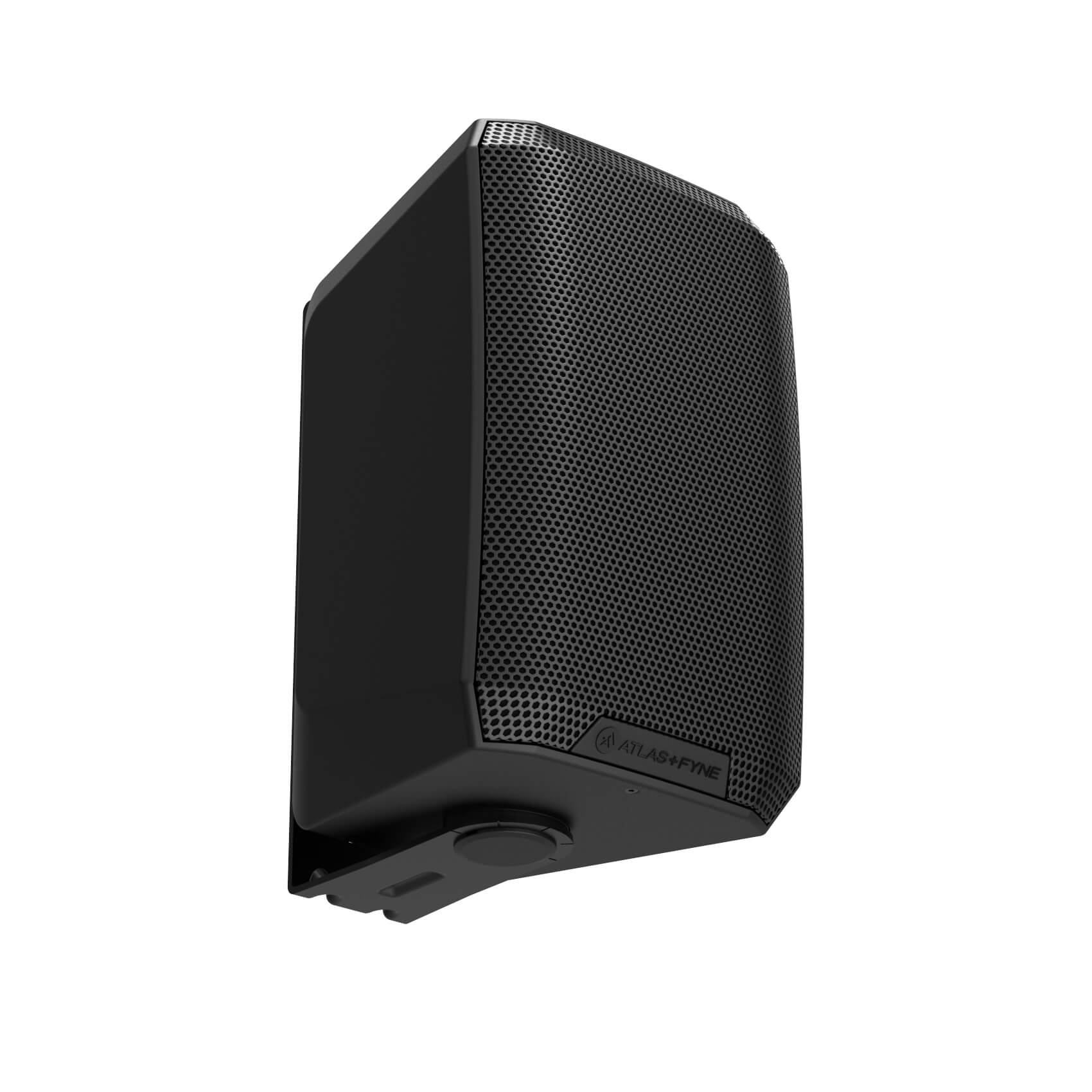 AtlasIED FS-4T-B - 4-in IsoFlare Premium Surface-Mount Speaker, angle