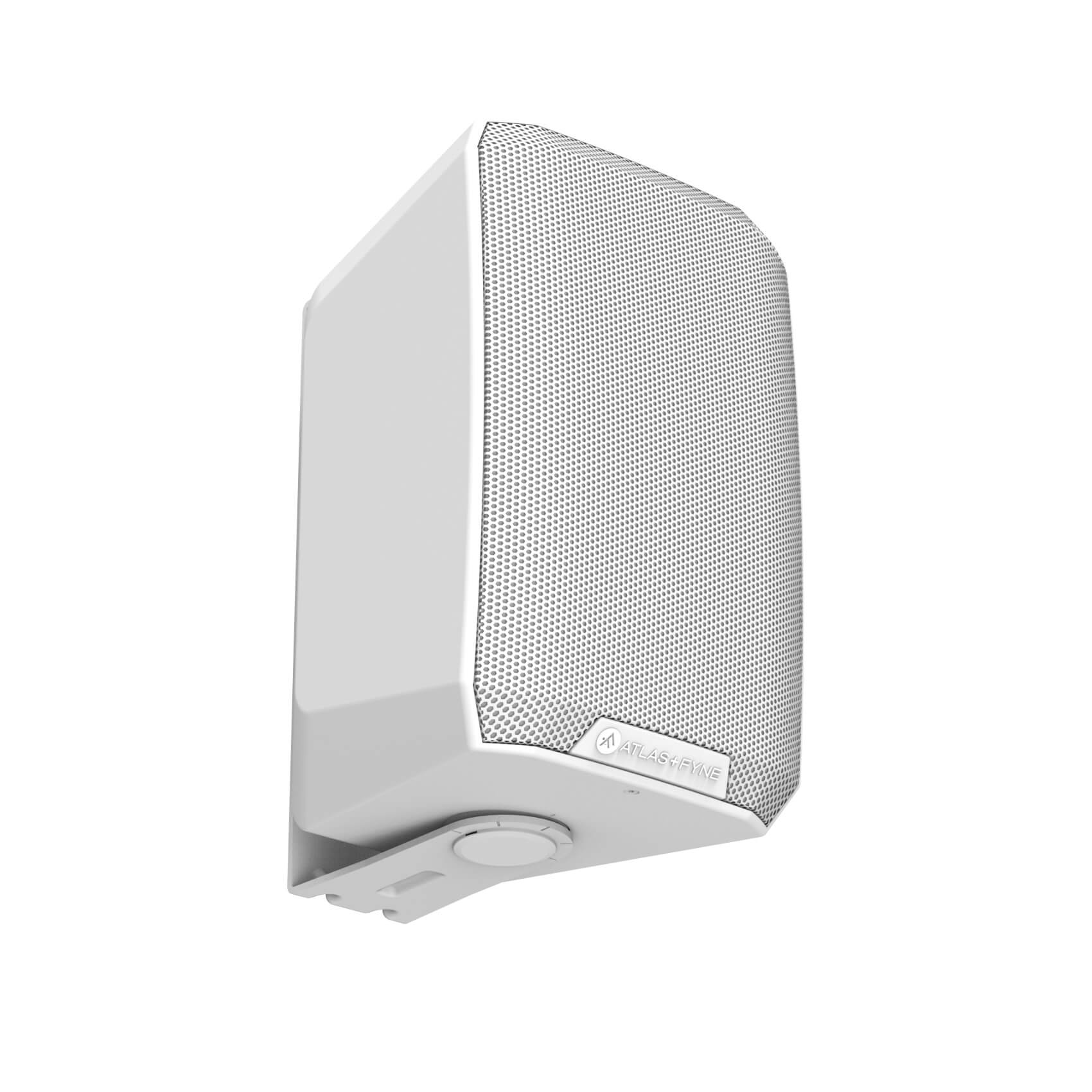 AtlasIED FS-4T-W - 4-in IsoFlare Premium Surface-Mount Speaker, angle