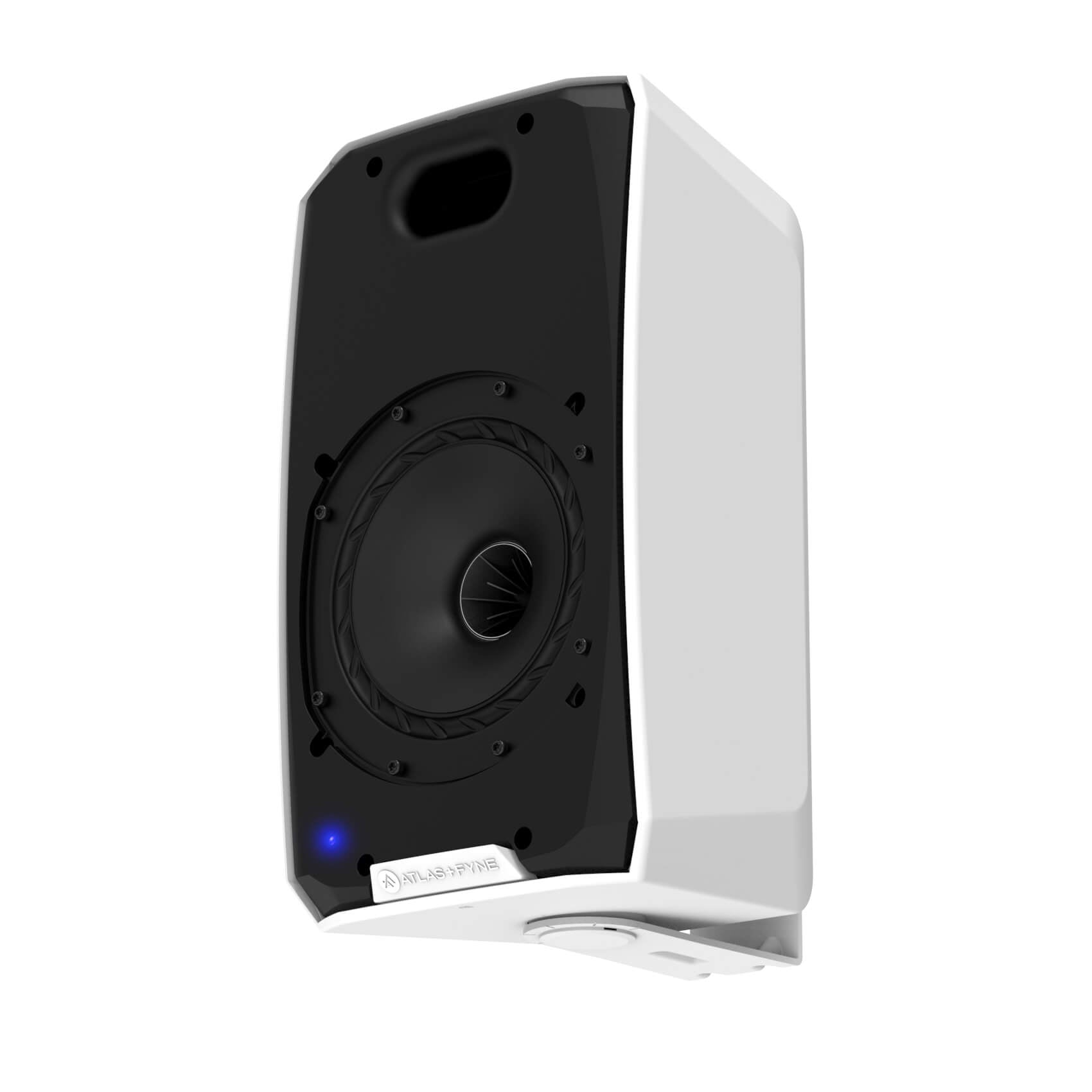 AtlasIED FS-6D-W - 6-in Dante PoE++ IsoFlare Surface-Mount Speaker, open
