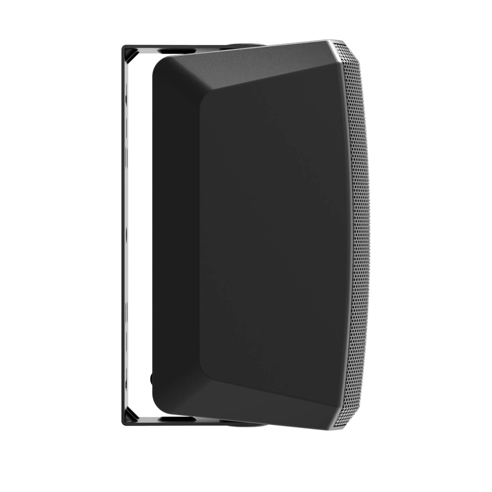 AtlasIED FS-6D-B - 6-in Dante PoE++ IsoFlare Surface-Mount Speaker, side