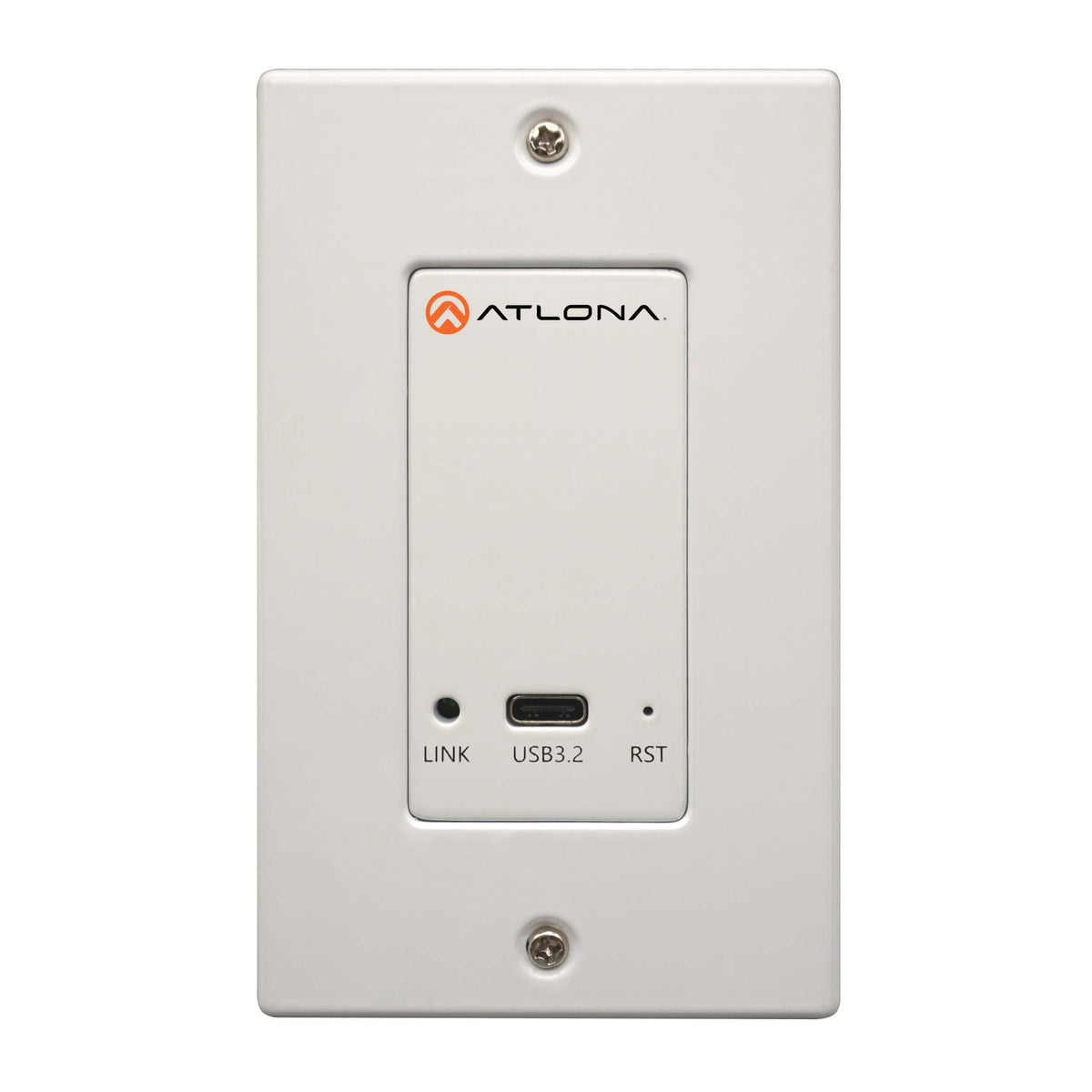 Atlona AT-USB-D2111-WP - HDBaseT USB3 Wall Plate Receiver, front