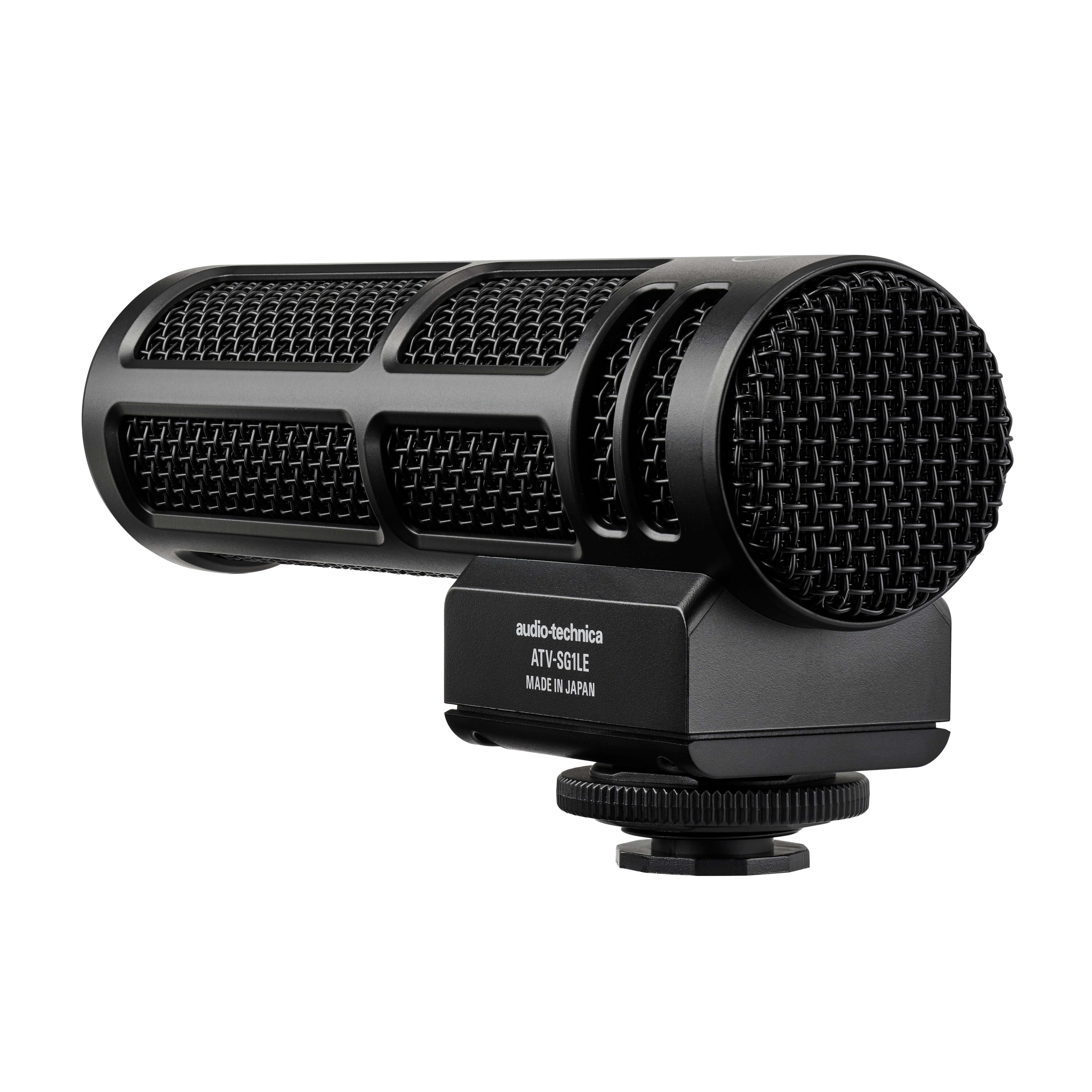 Audio-Technica ATV-SG1LE - On-camera Shotgun Microphone, angle rear