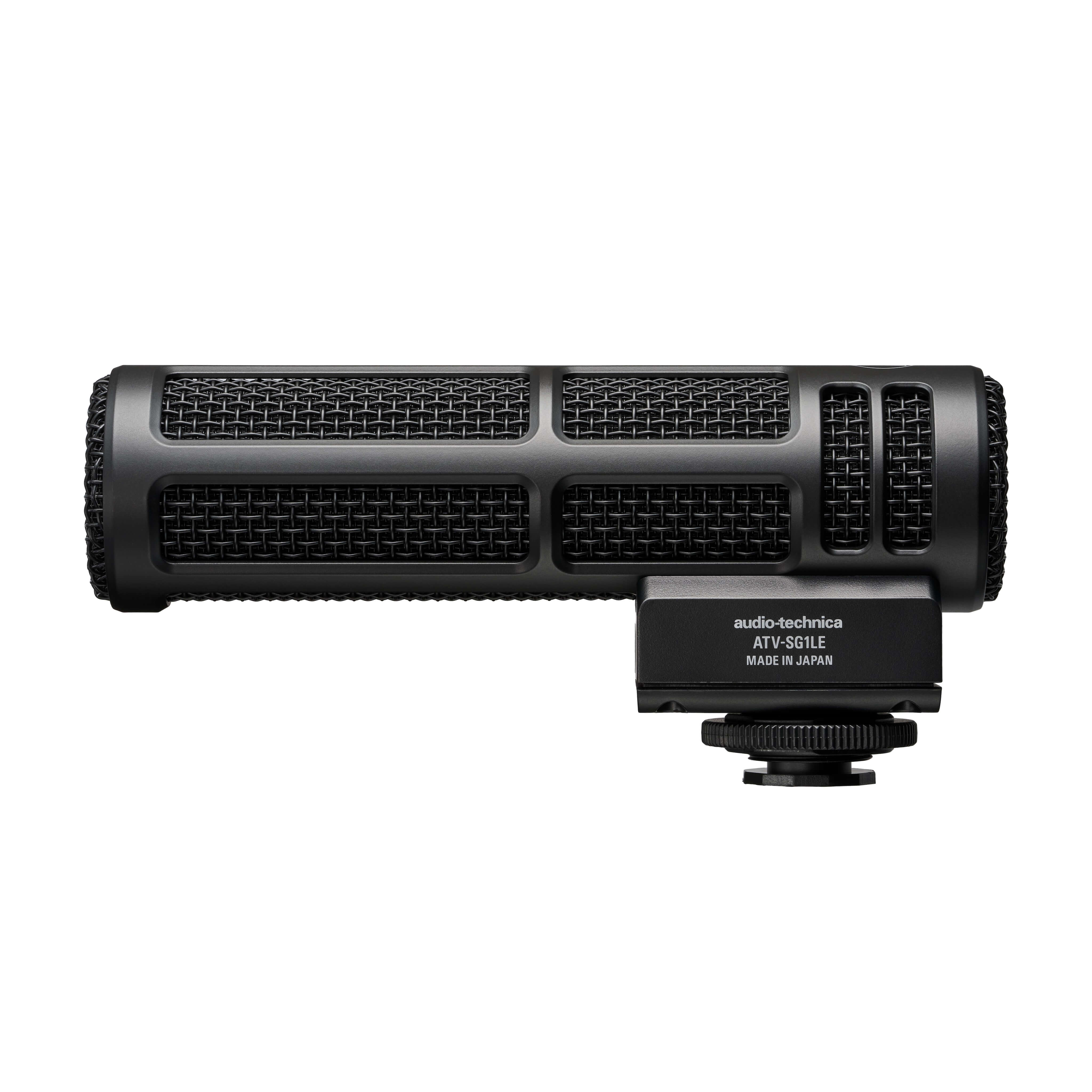Audio-Technica ATV-SG1LE - On-camera Shotgun Microphone, left side