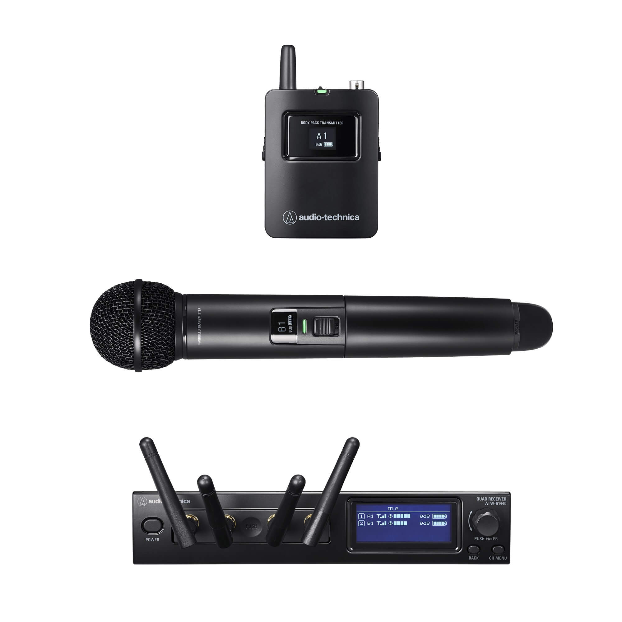 Audio-Technica ATW-1423 - System 20 PRO Handheld and Body-Pack System