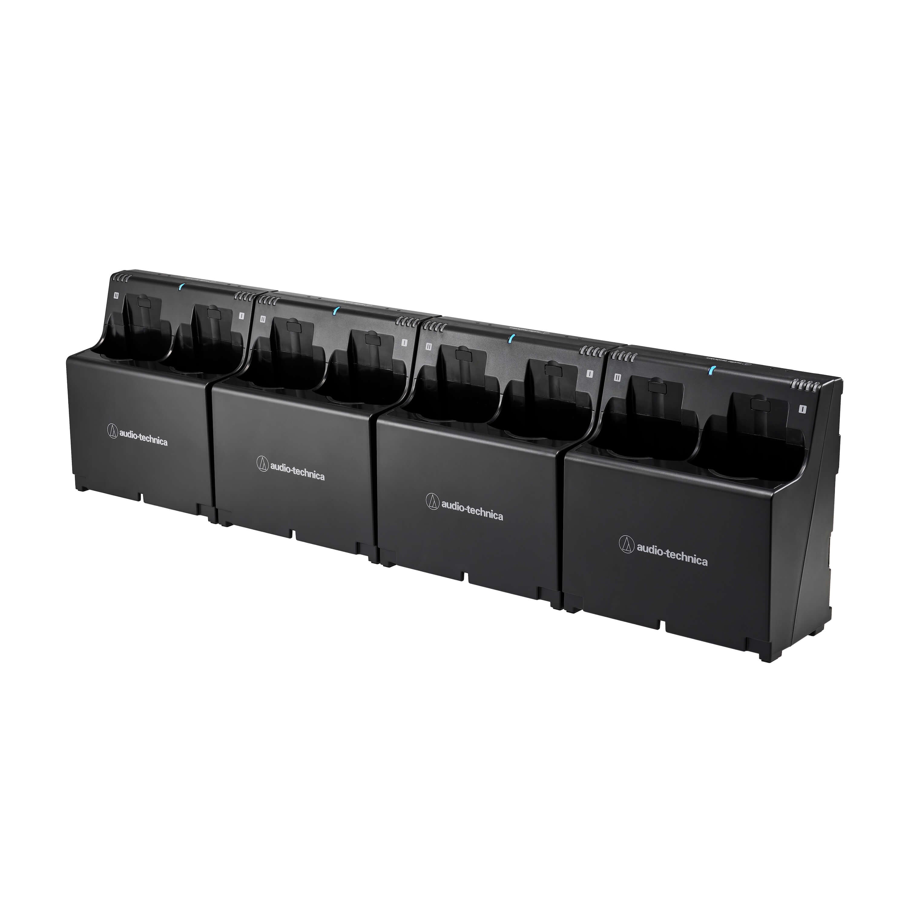 Audio-Technica ATW-CHG6 - D50 2-Bay Handheld and Body-Pack Charger, linked linear