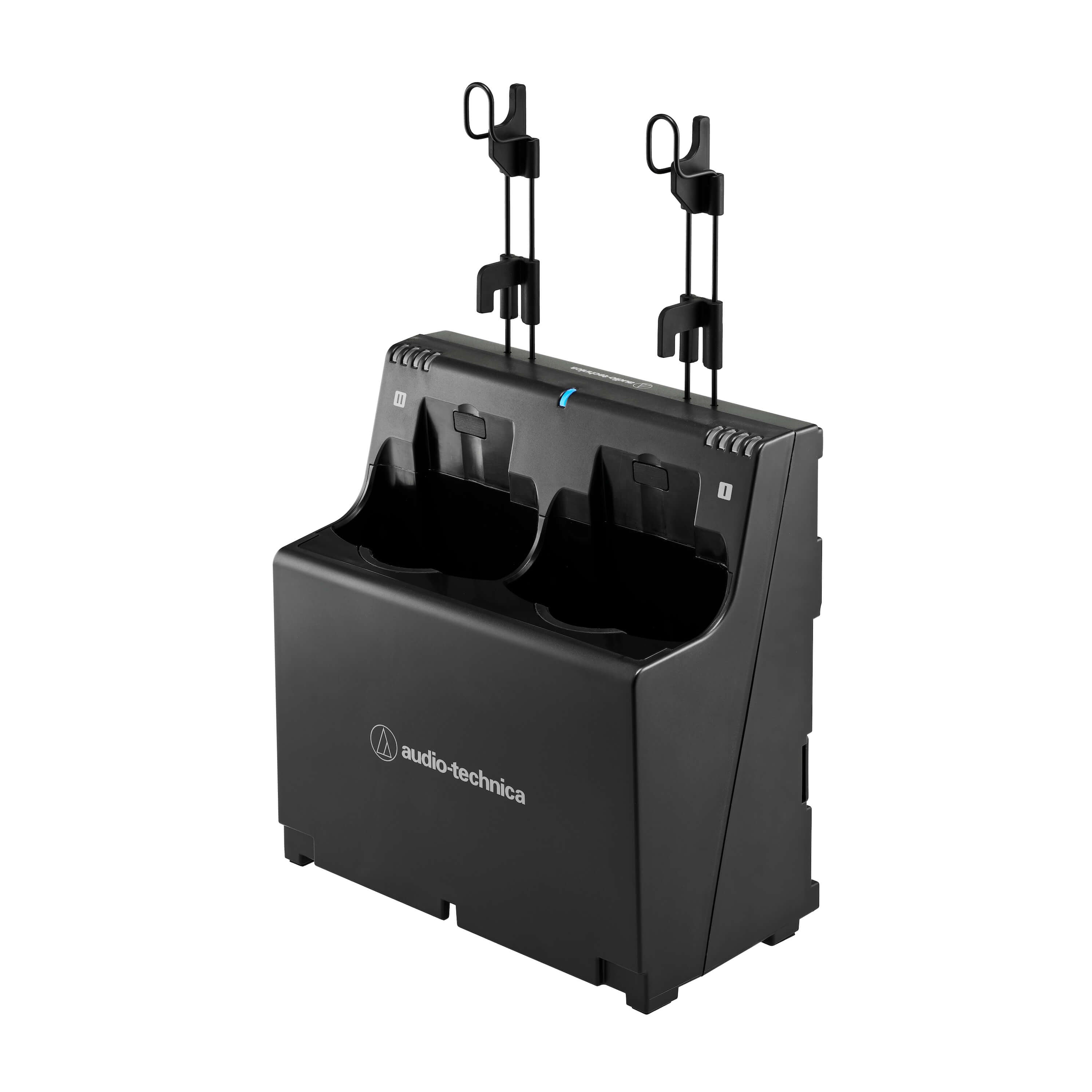 Audio-Technica ATW-CHG6 - D50 2-Bay Charger with Lavalier Mic Hangers