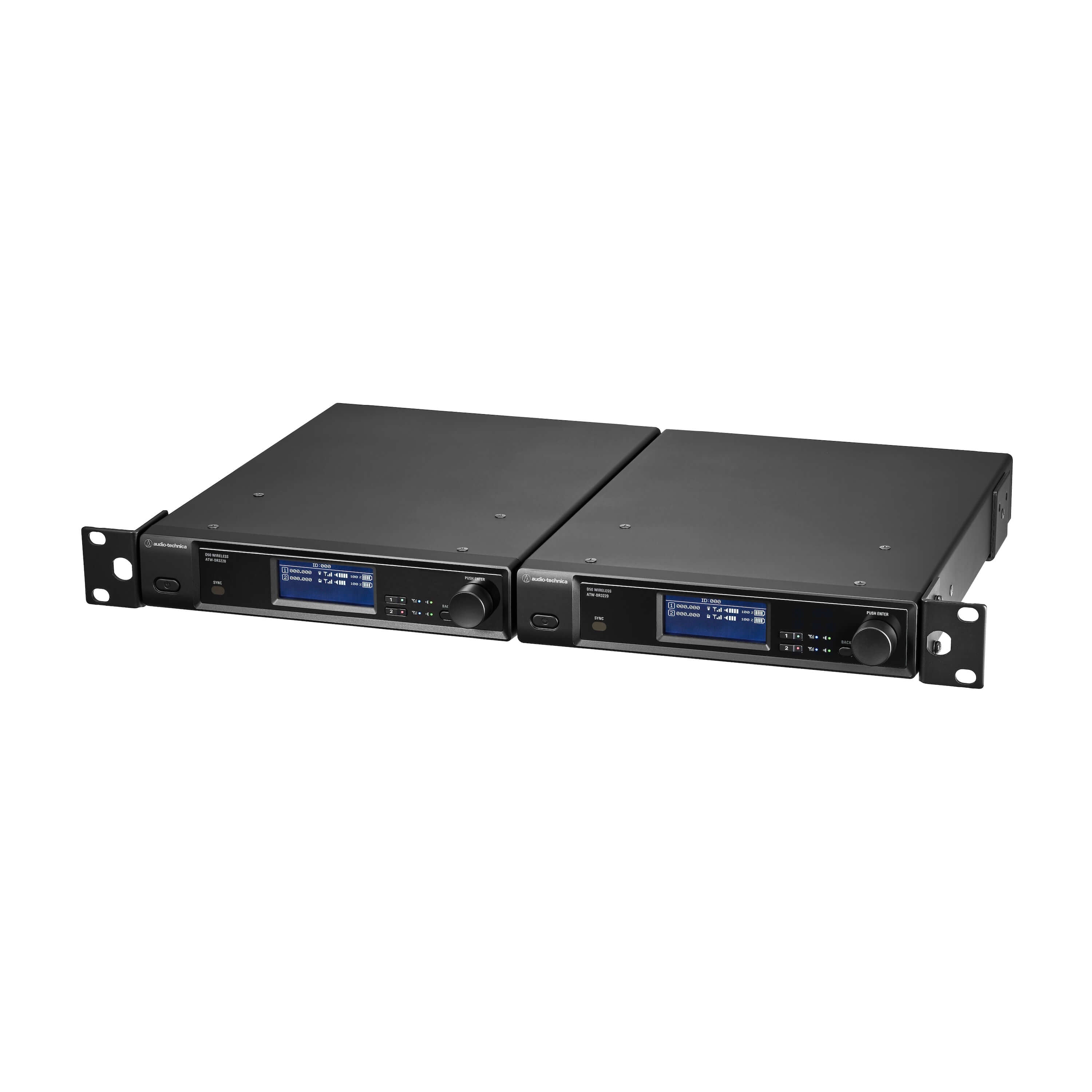 Audio-Technica ATW-DR3220LK - D50 2-Ch LINK-Enabled Receiver, dual rack