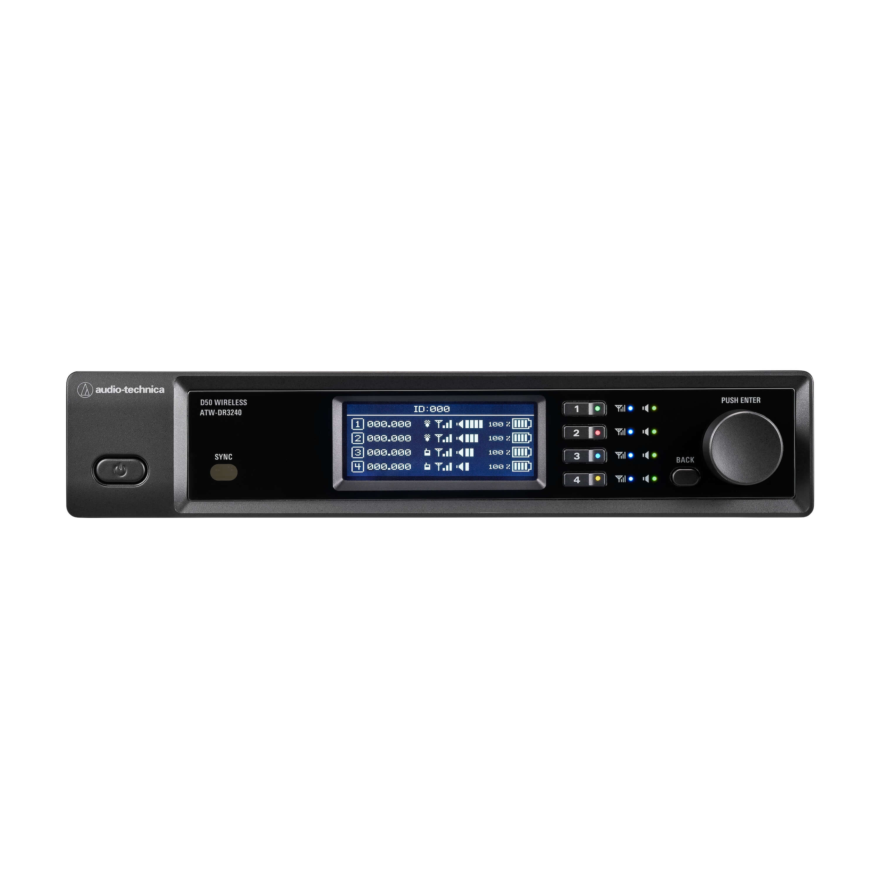 Audio-Technica ATW-DR3240DAN - D50 4-Ch Dante-Enabled Receiver, front