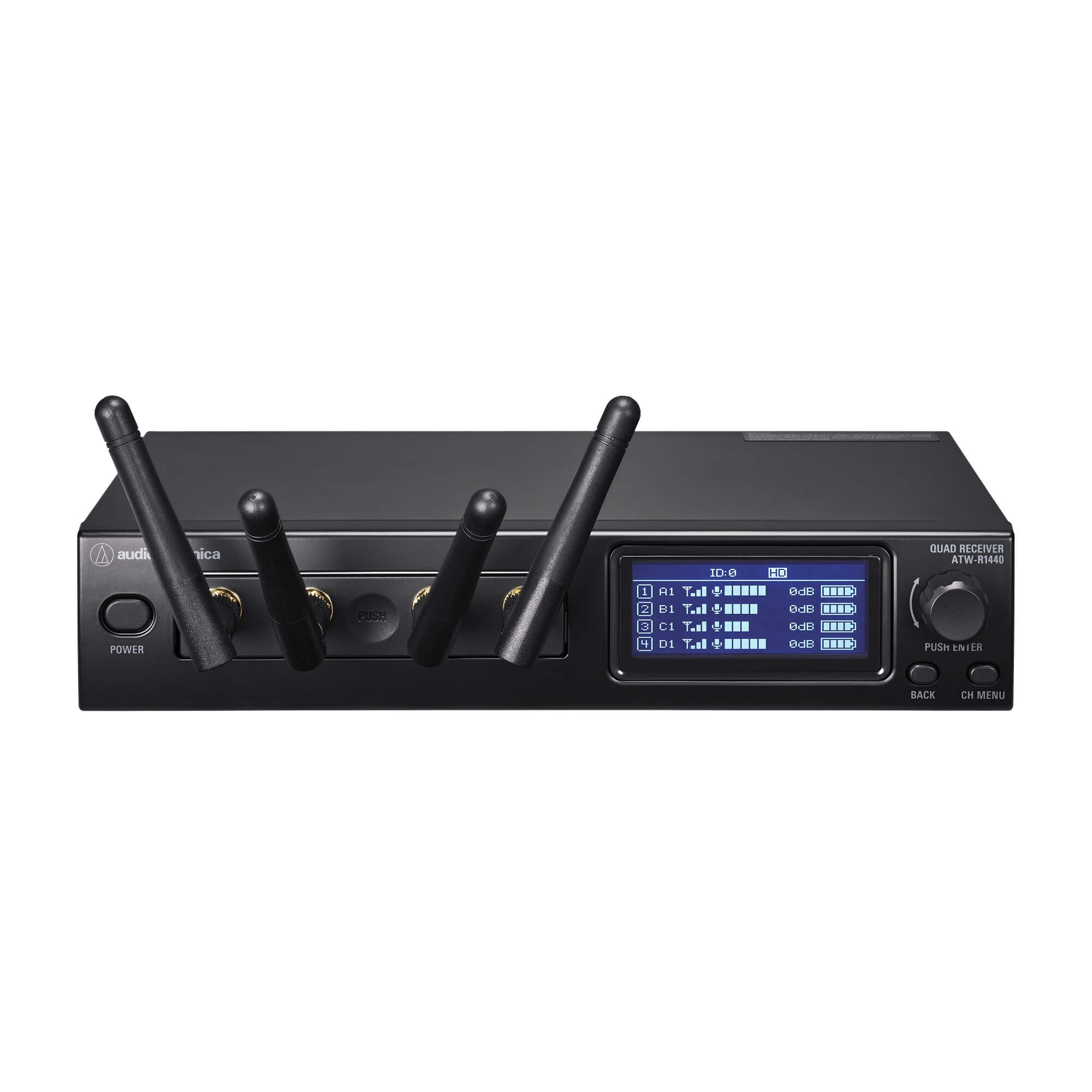 Audio-Technica ATW-R1440 - System 20 PRO 4-Channel Receiver, front