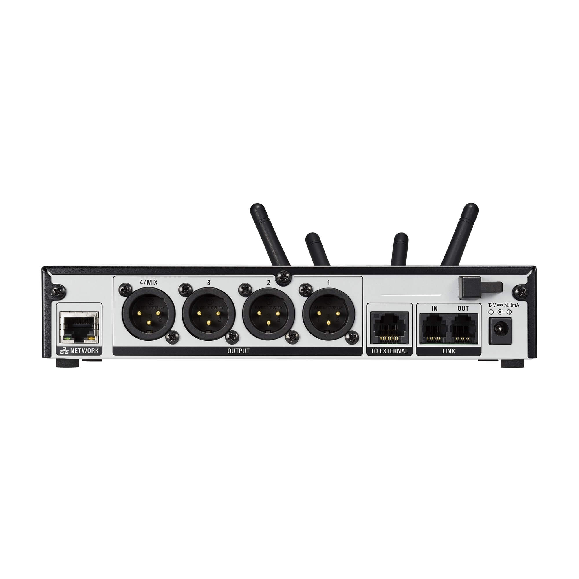 Audio-Technica ATW-R1440 - System 20 PRO 4-Channel Receiver, rear