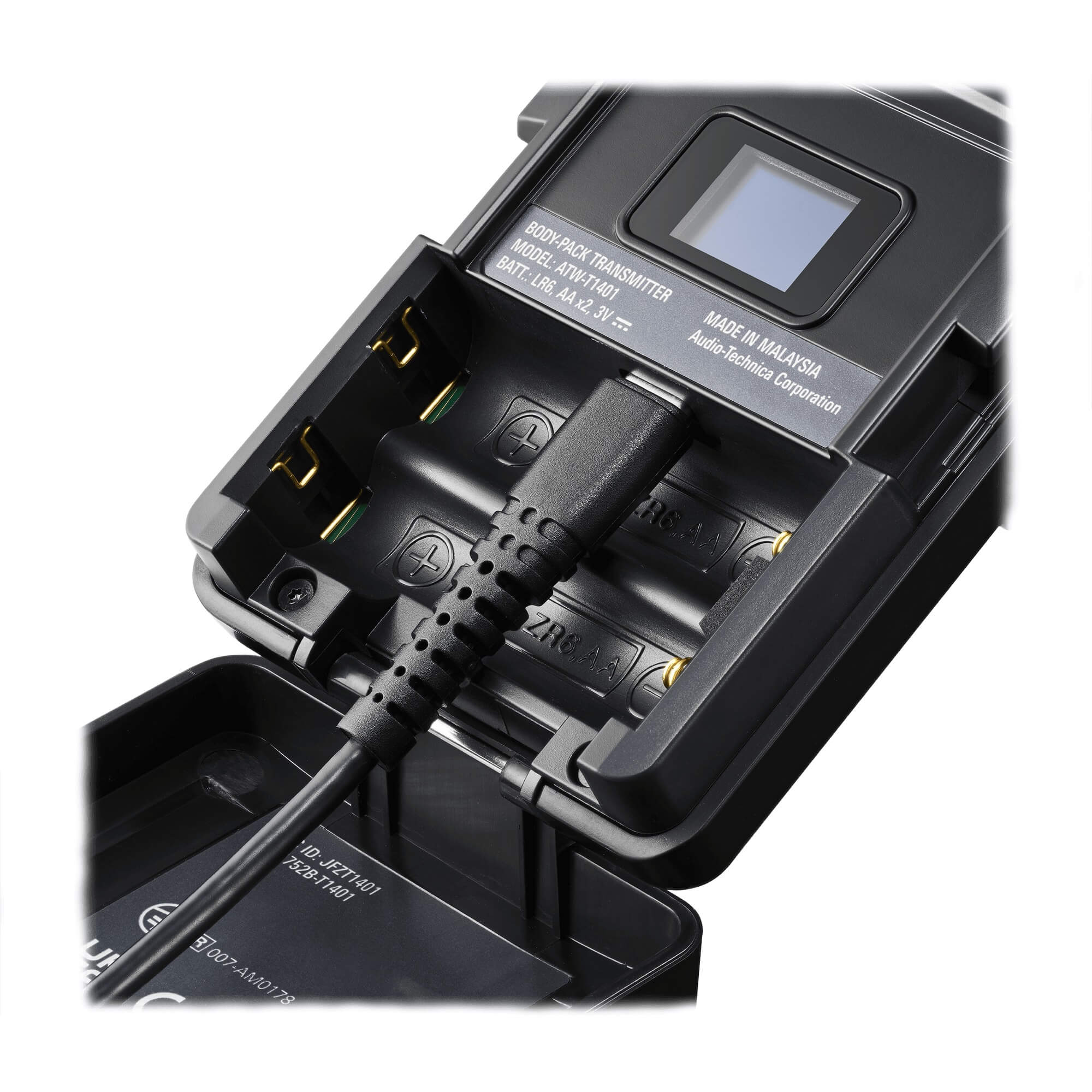 Audio-Technica ATW-T1401 - System 20 PRO Body-Pack Transmitter, charging cable