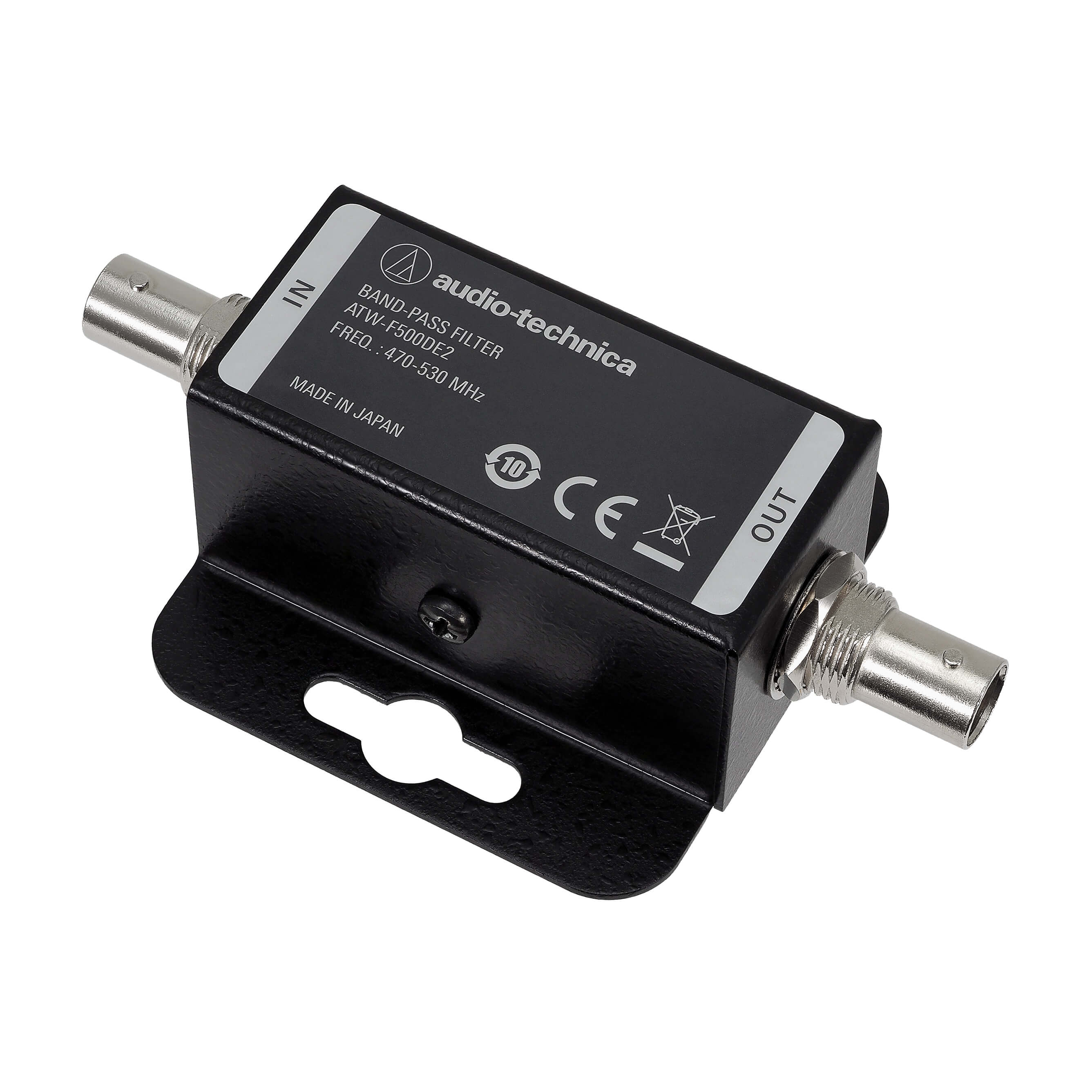 Audio-Technica ATW-F500DE2 - Band-Pass Filter (Pair) 470-530 MHz, angle