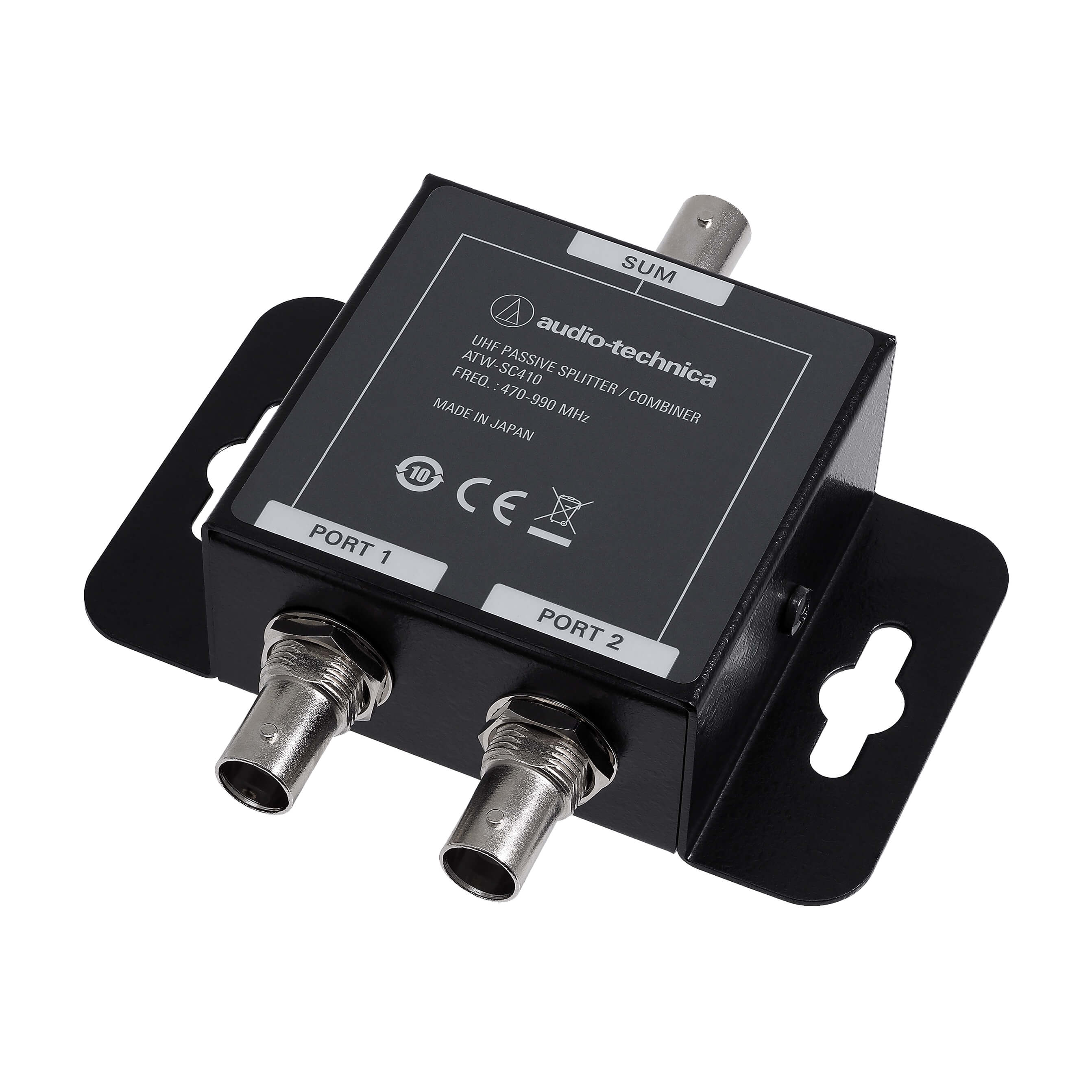 Audio-Technica ATW-SC410 - UHF Passive Splitter/Combiner, angle