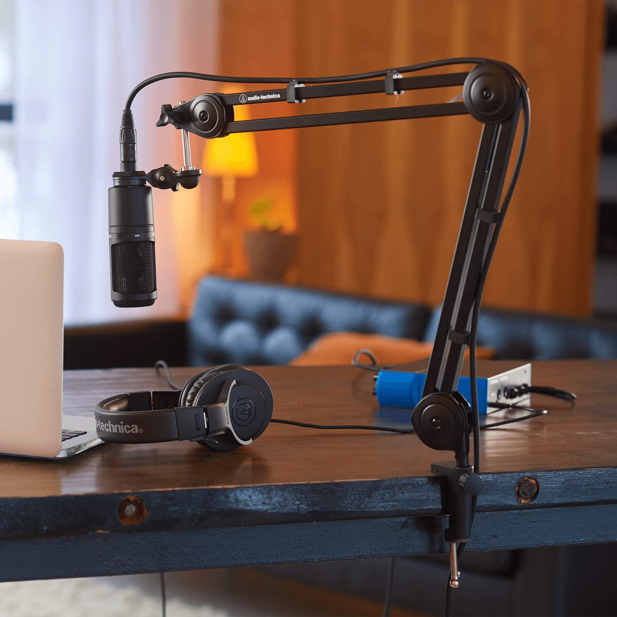 Audio-Technica AT8700 - Microphone Boom Arm with Included Desk Clamp, recording studio