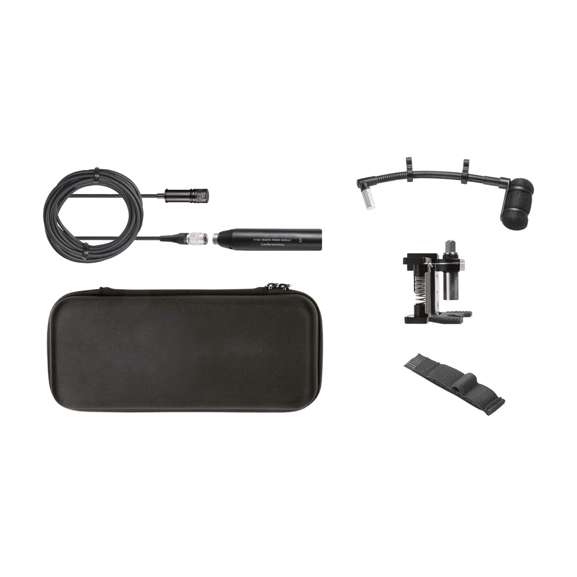Audio-Technica ATM350D Cardioid Condenser Instrument Microphone with Drum Mounting System, kit