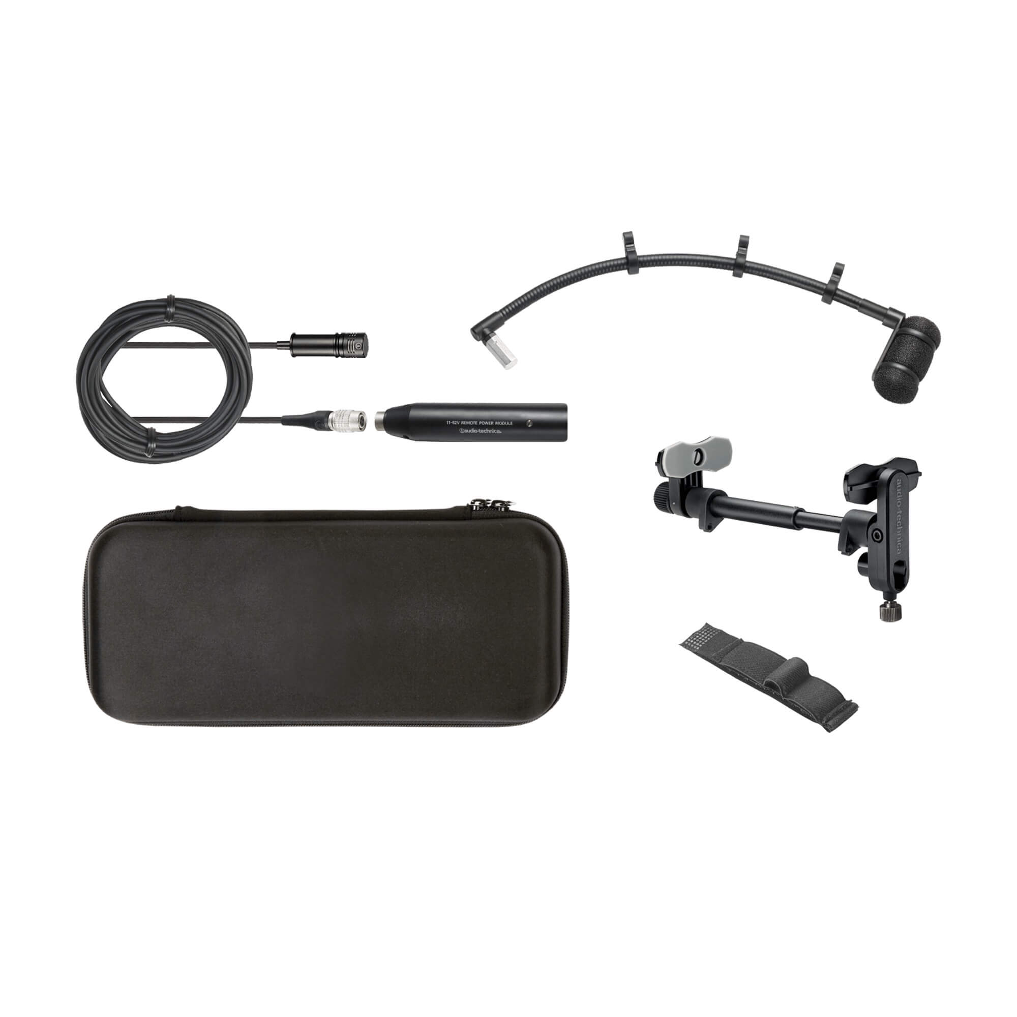 Audio-Technica ATM350GL Cardioid Condenser Instrument Microphone with Guitar Mounting System, kit