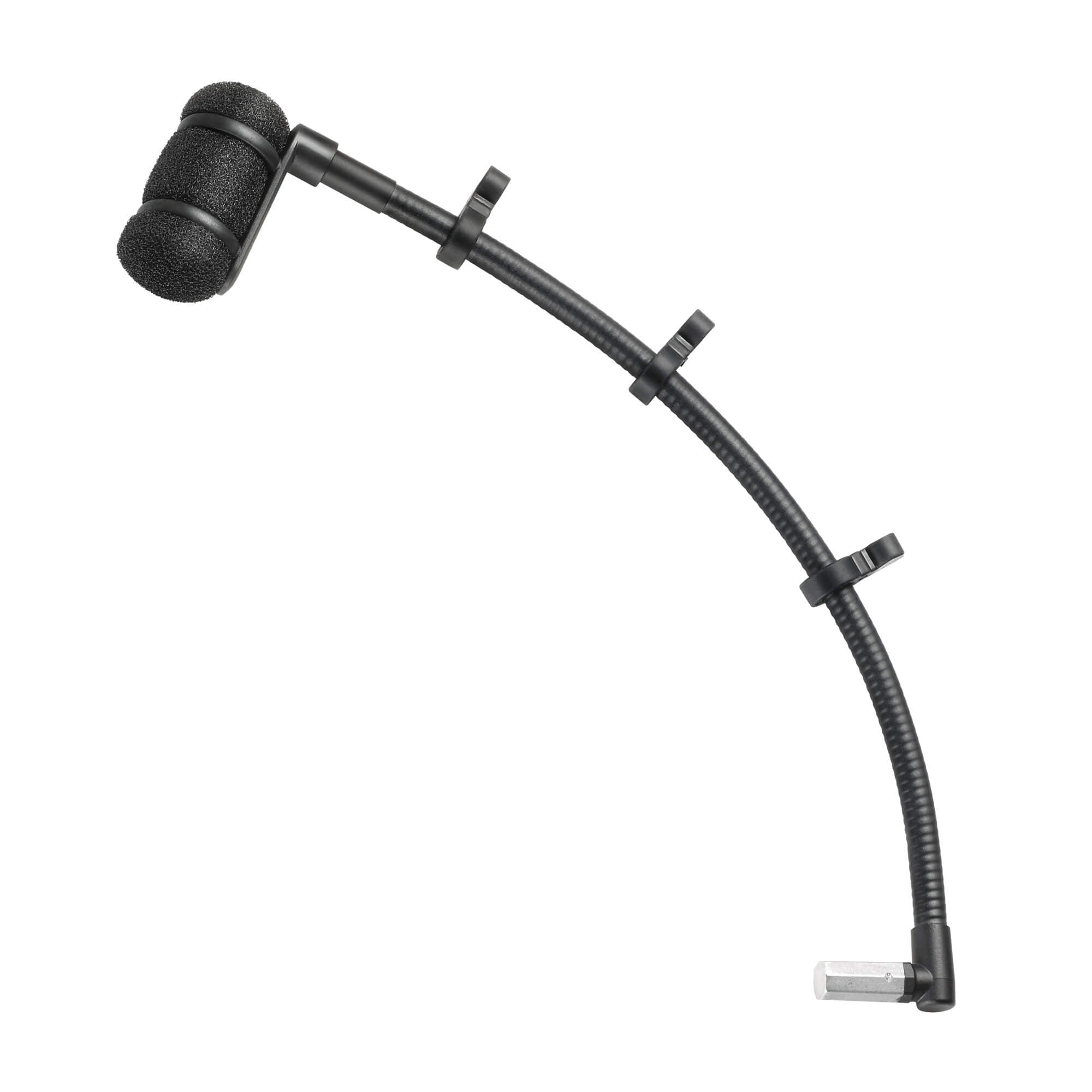 The Audio-Technica ATM350a Cardioid Condenser Instrument Microphone with 9" gooseneck