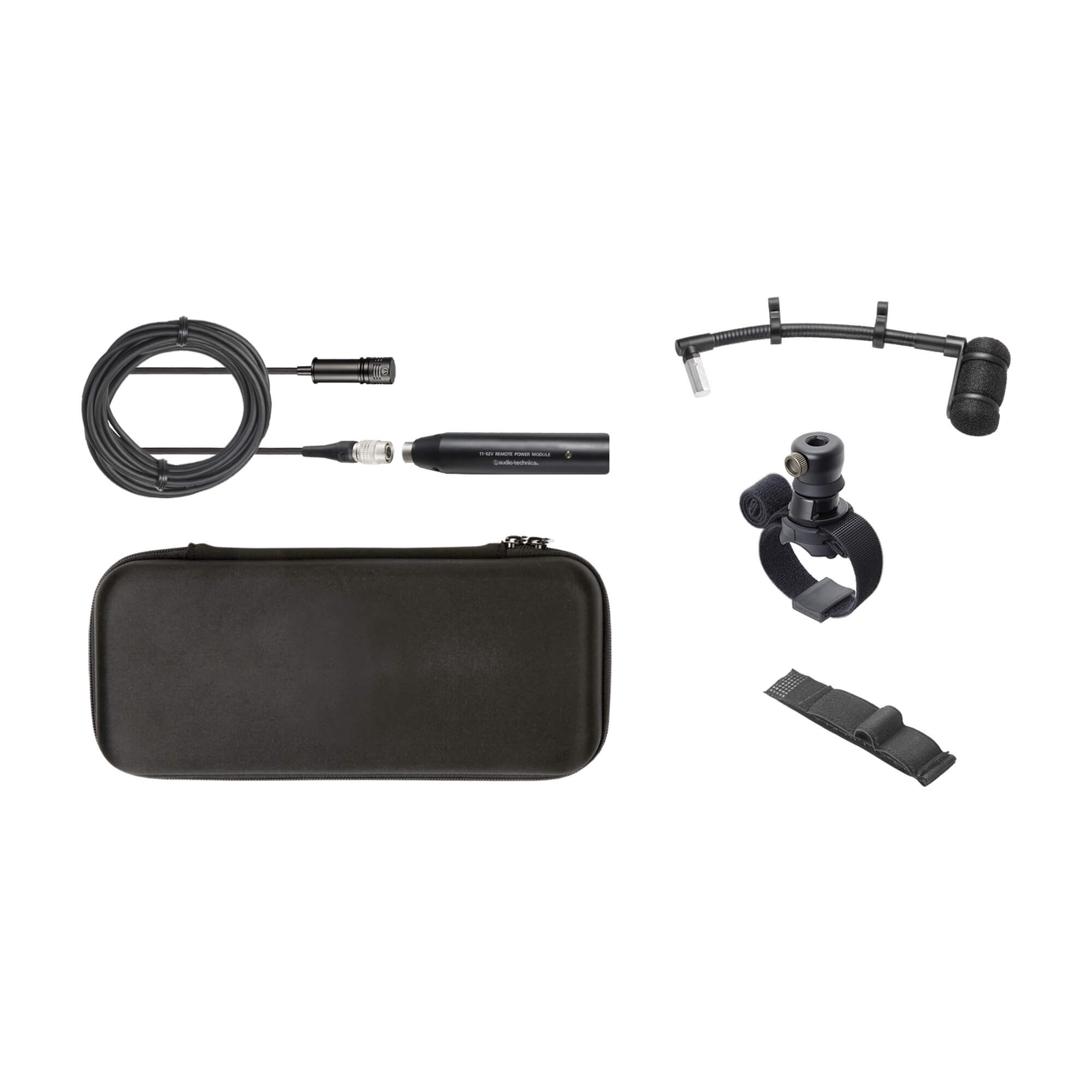 Audio-Technica ATM350W Cardioid Condenser Instrument Microphone with Woodwind Mounting System, kit