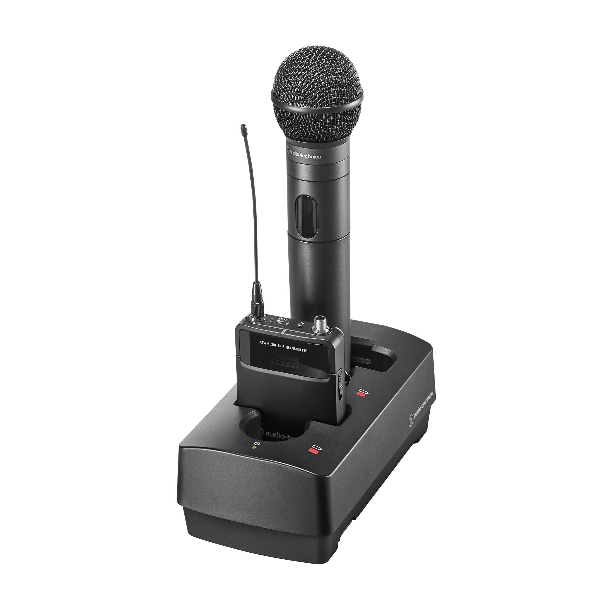 Audio-Technica ATW-CHG3 - Two-Bay Charging Station, bodypack and mic not included
