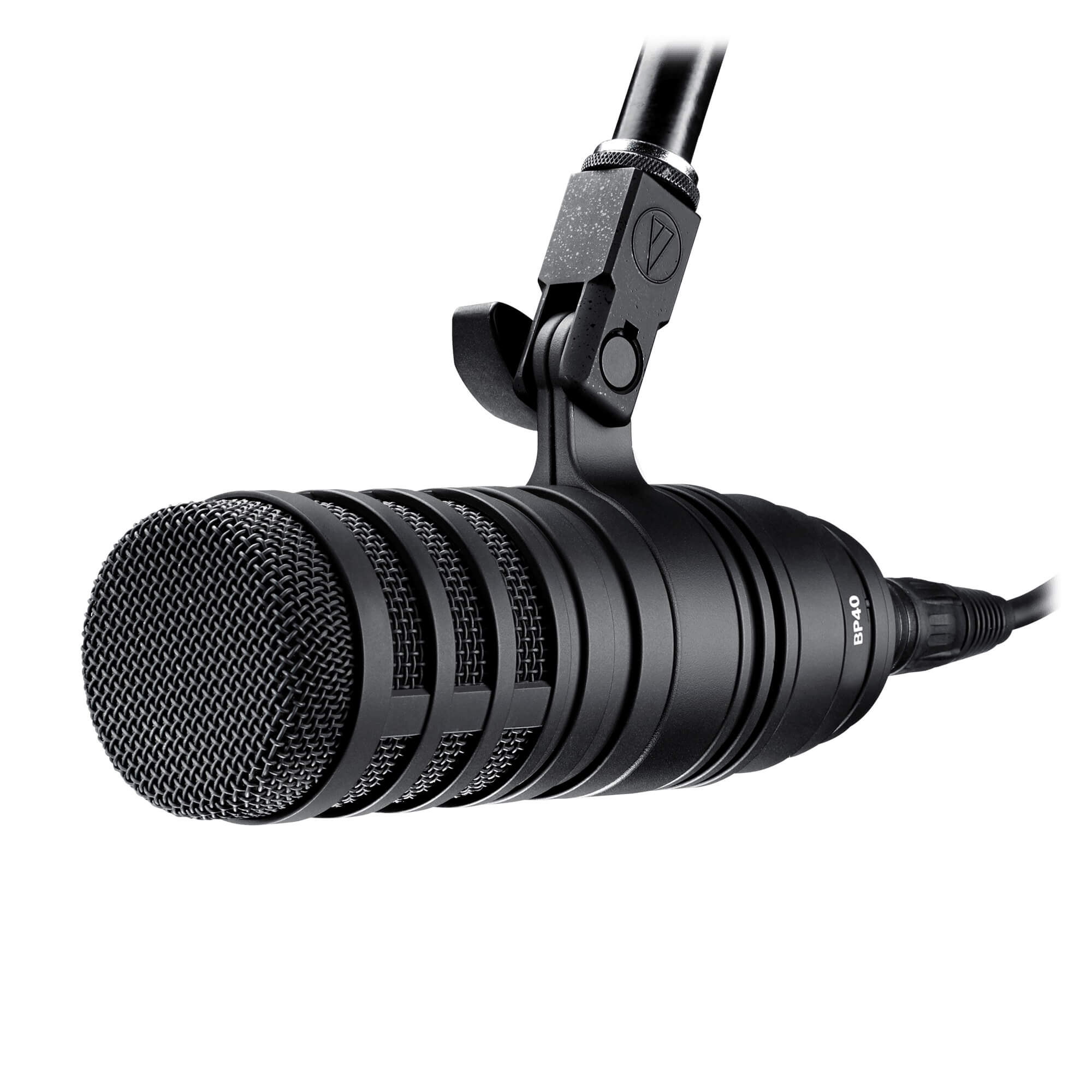 Audio-Technica BP40 - Large-Diaphragm Dynamic Broadcast Microphone, boom mounted