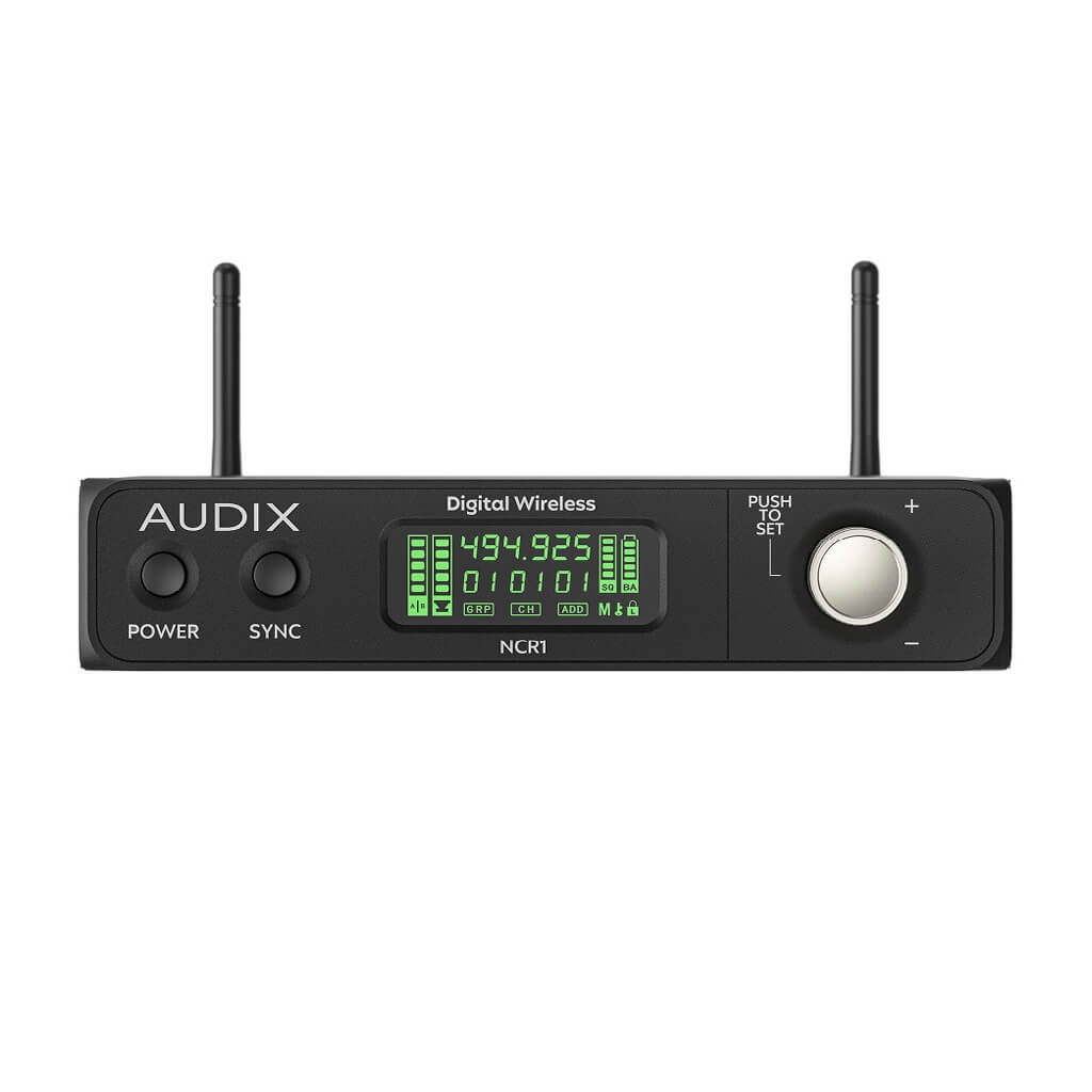 Audix Novacore NCR1 - 1-Channel Digital Wireless Receiver, front